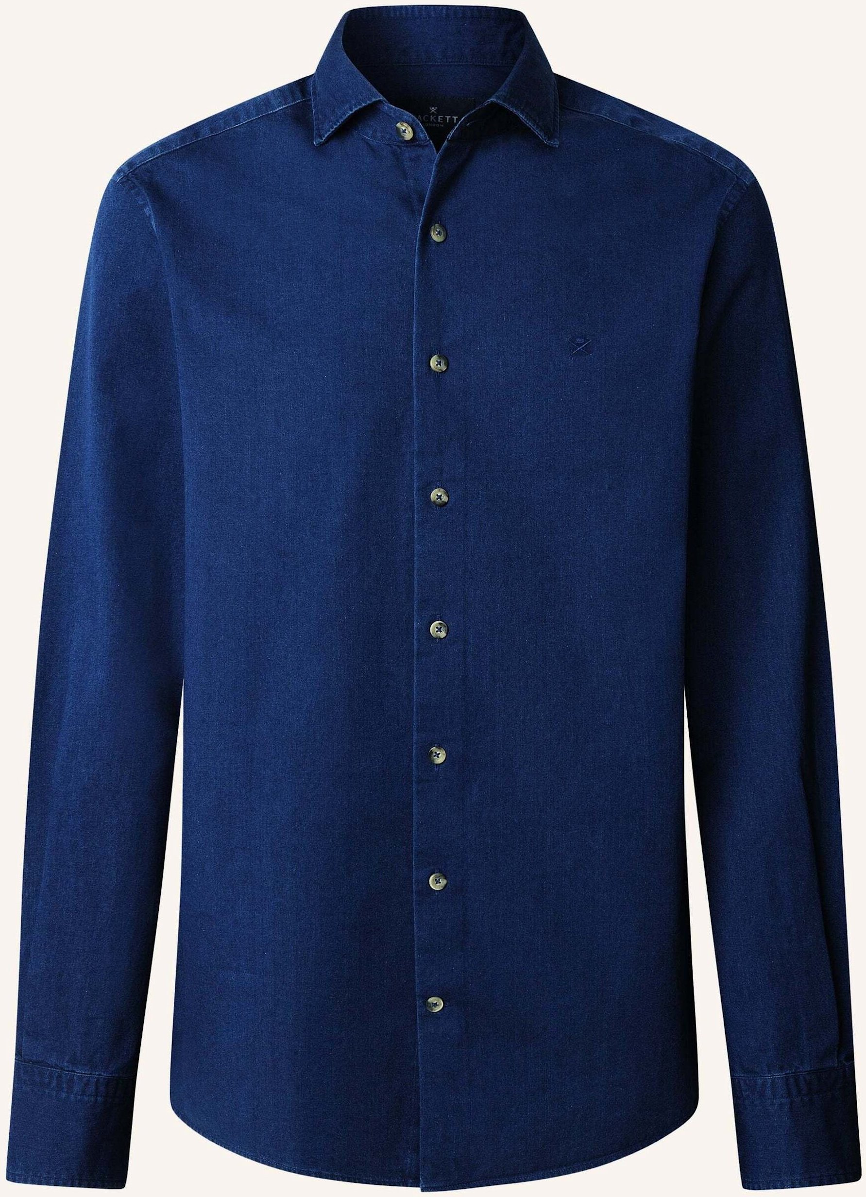 Hackett London Freizeithemd Ess Denim Dark blau
