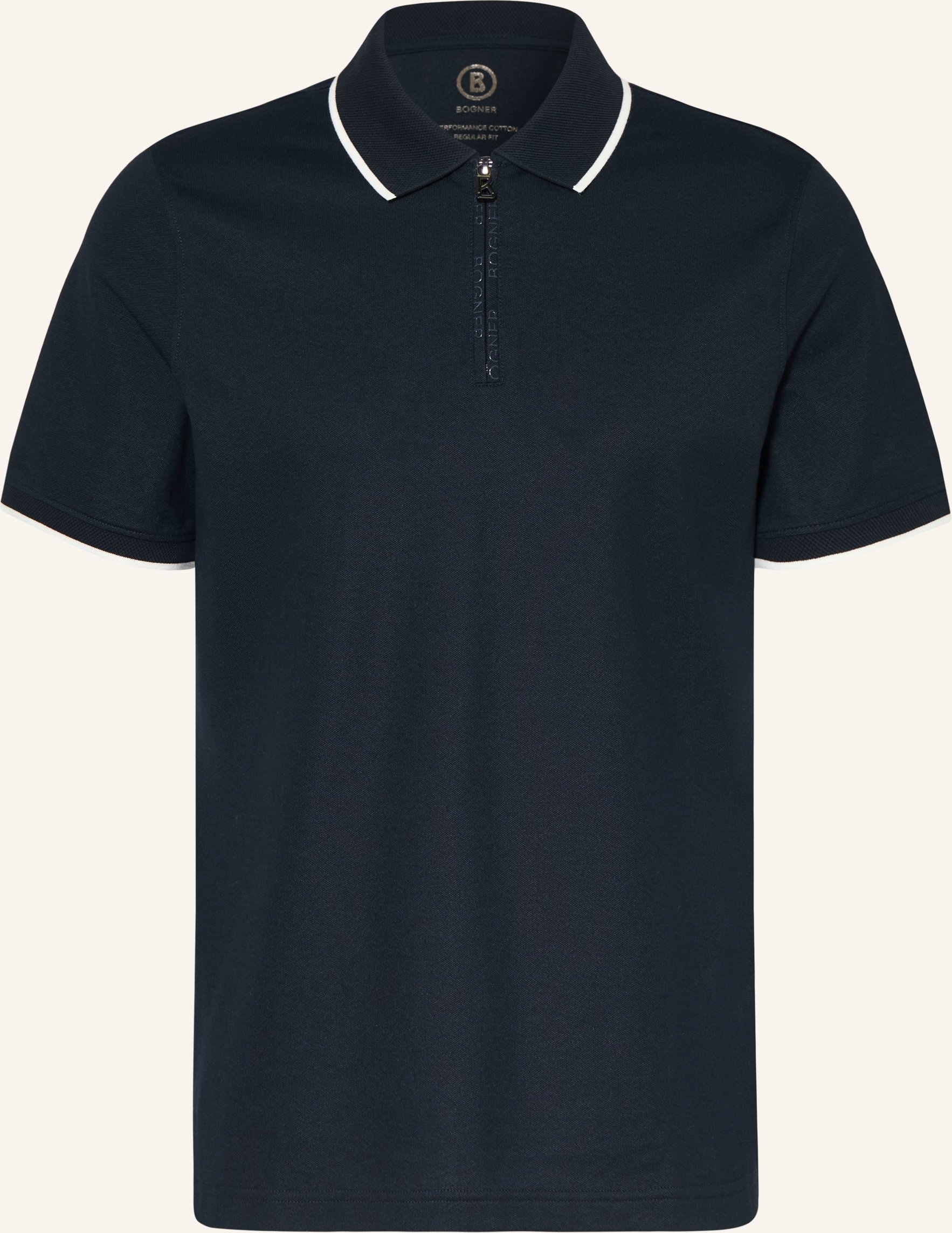 Bogner Piqué-Poloshirt Timo Regular Fit blau
