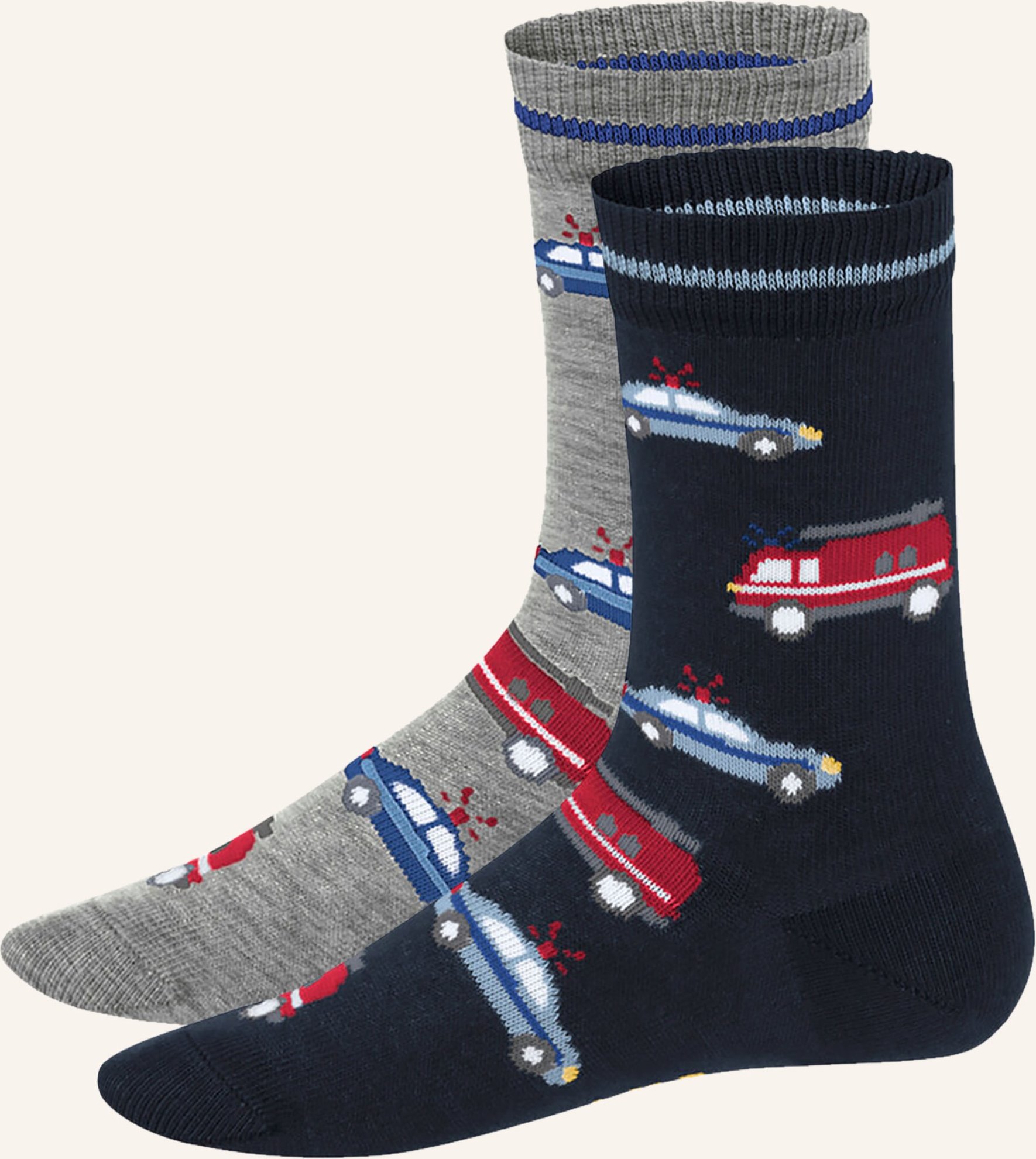 Falke 2er-Pack Socken Cars grau