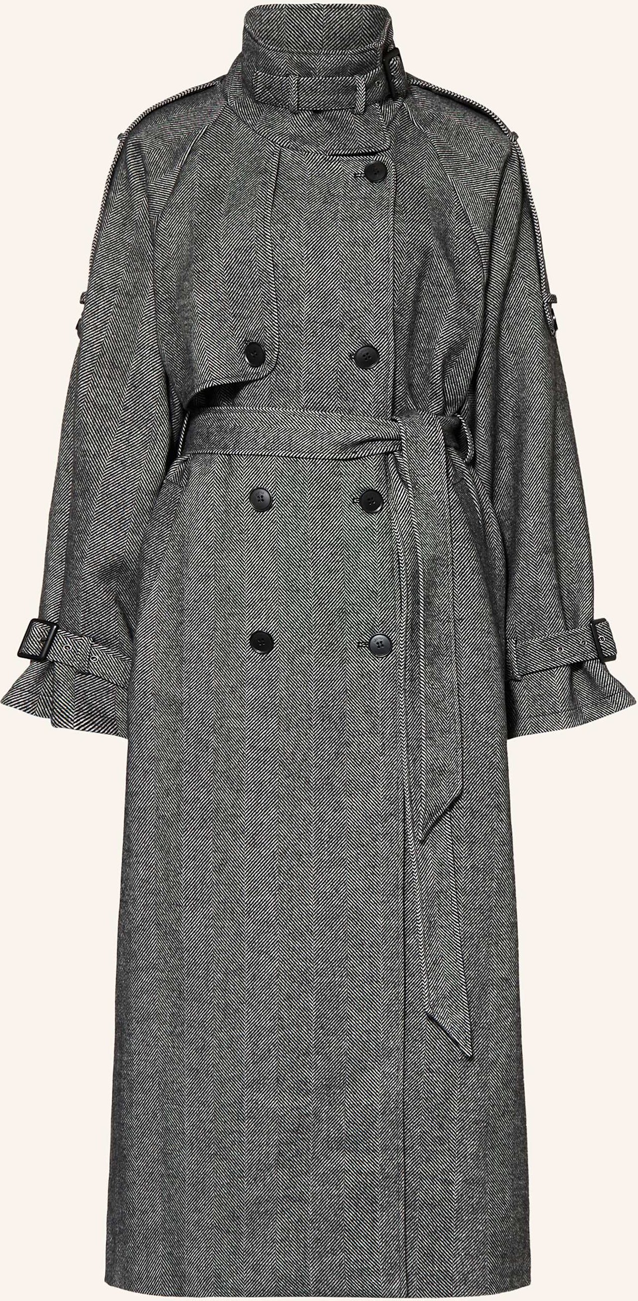 Gestuz Trenchcoat Gzavic schwarz