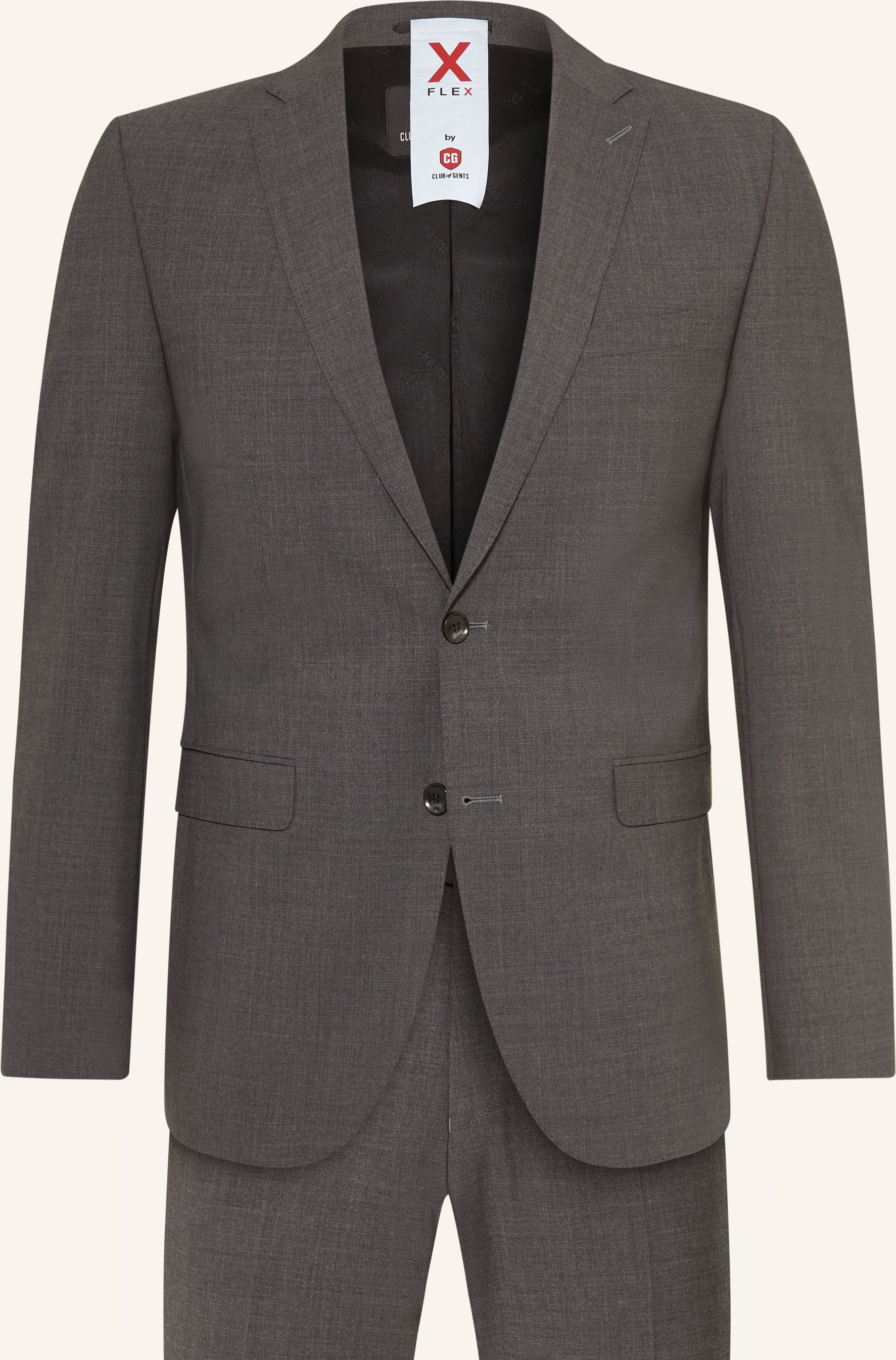 Cg - Club Of Gents Anzug Extra Slim Fit grau