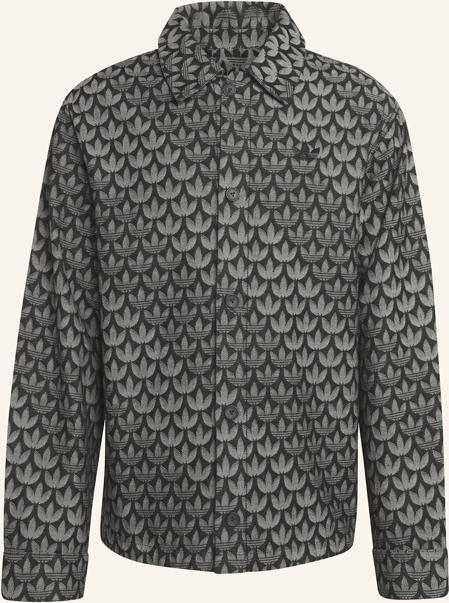 Adidas Originals Denim Monogramm Hemd schwarz