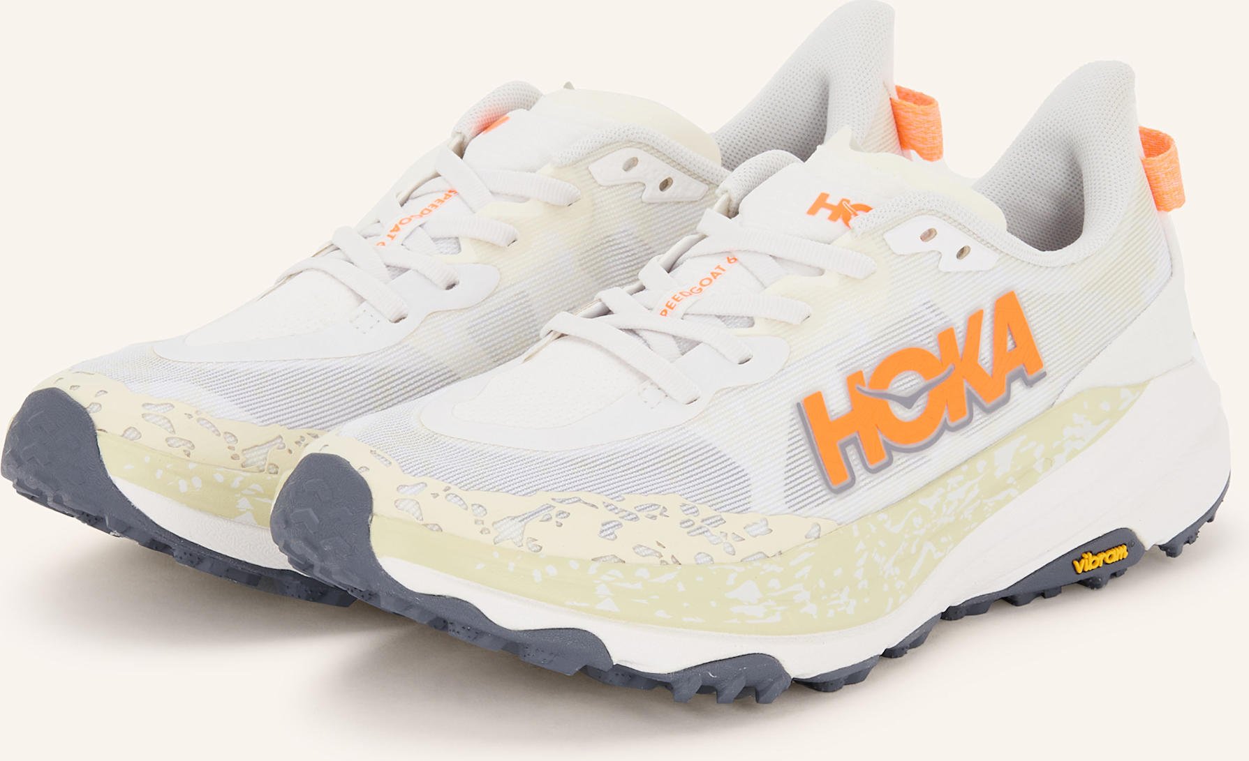 Thumbnail - Hoka Trailrunning-Schuhe Speedgoat 6 weiss