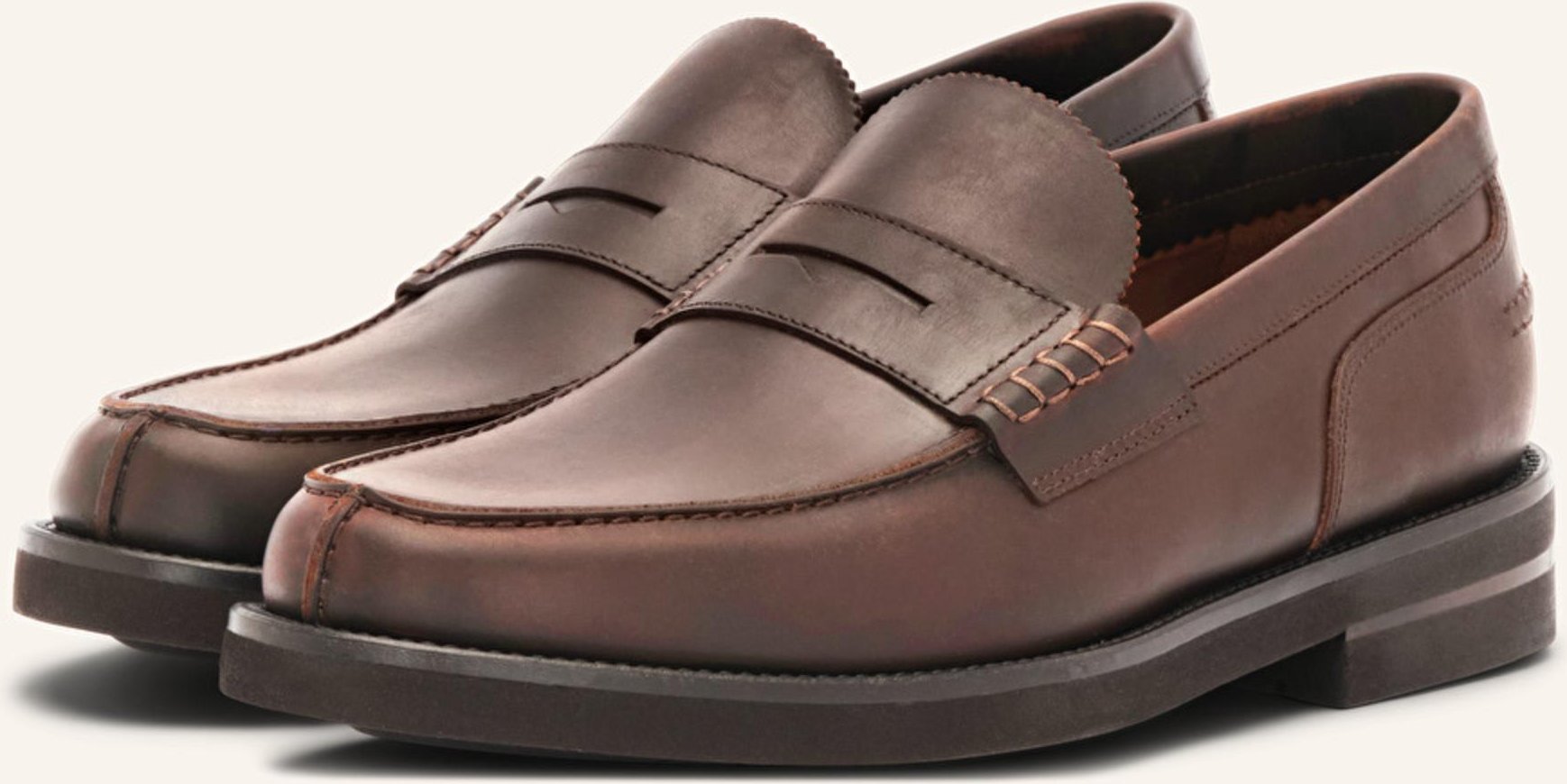 Lottusse Loafers Daytona braun
