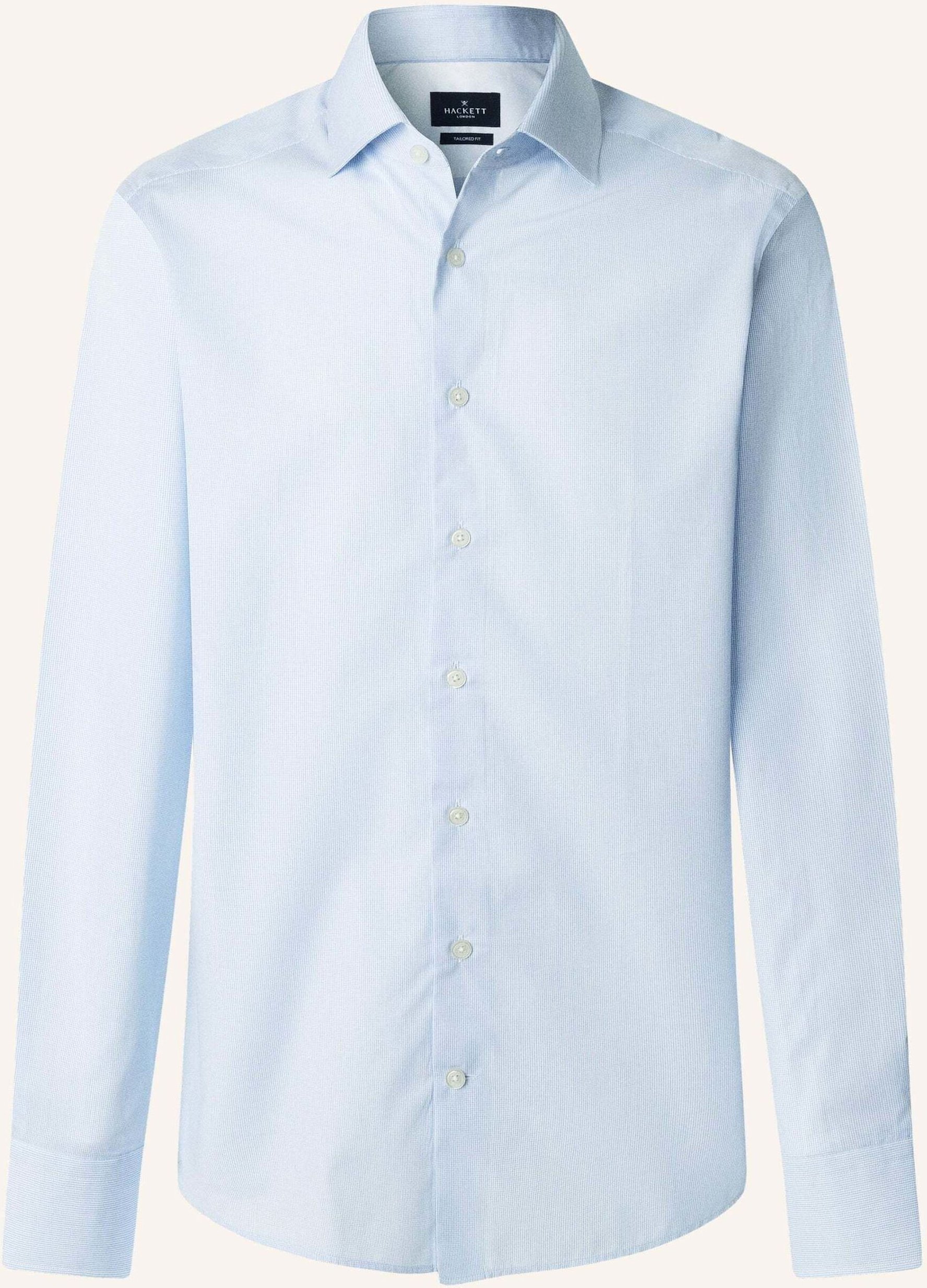 Hackett London Freizeithemd Magic Shirt Check blau