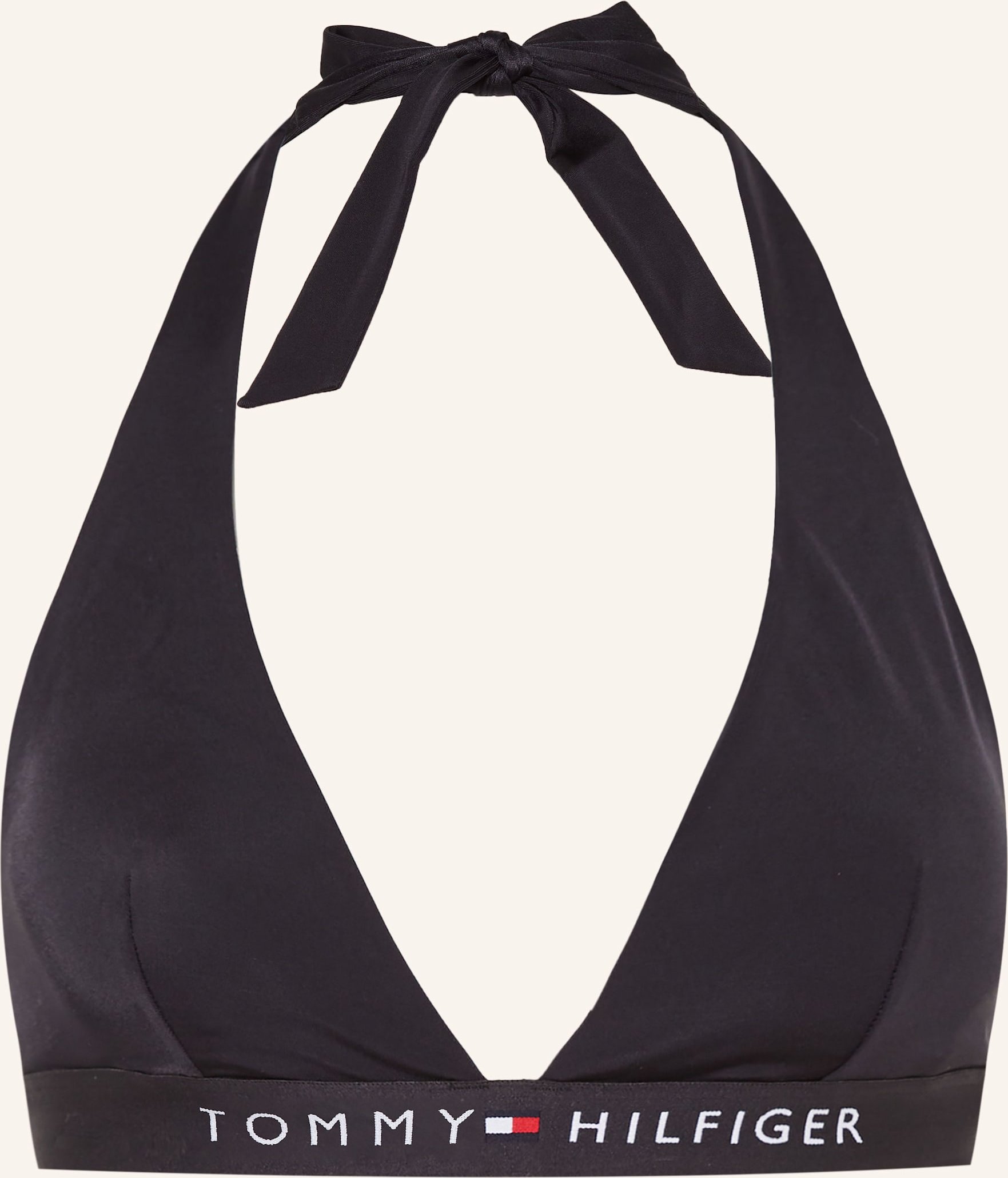 Tommy Hilfiger Neckholder-Bikini-Top schwarz