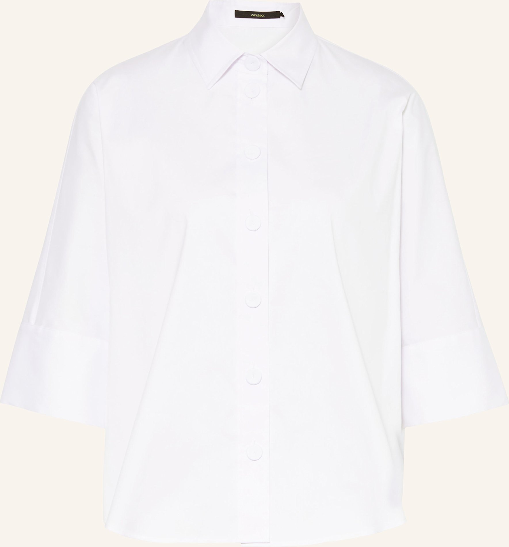 Windsor. Hemdbluse Mit 3/4-Arm weiss
