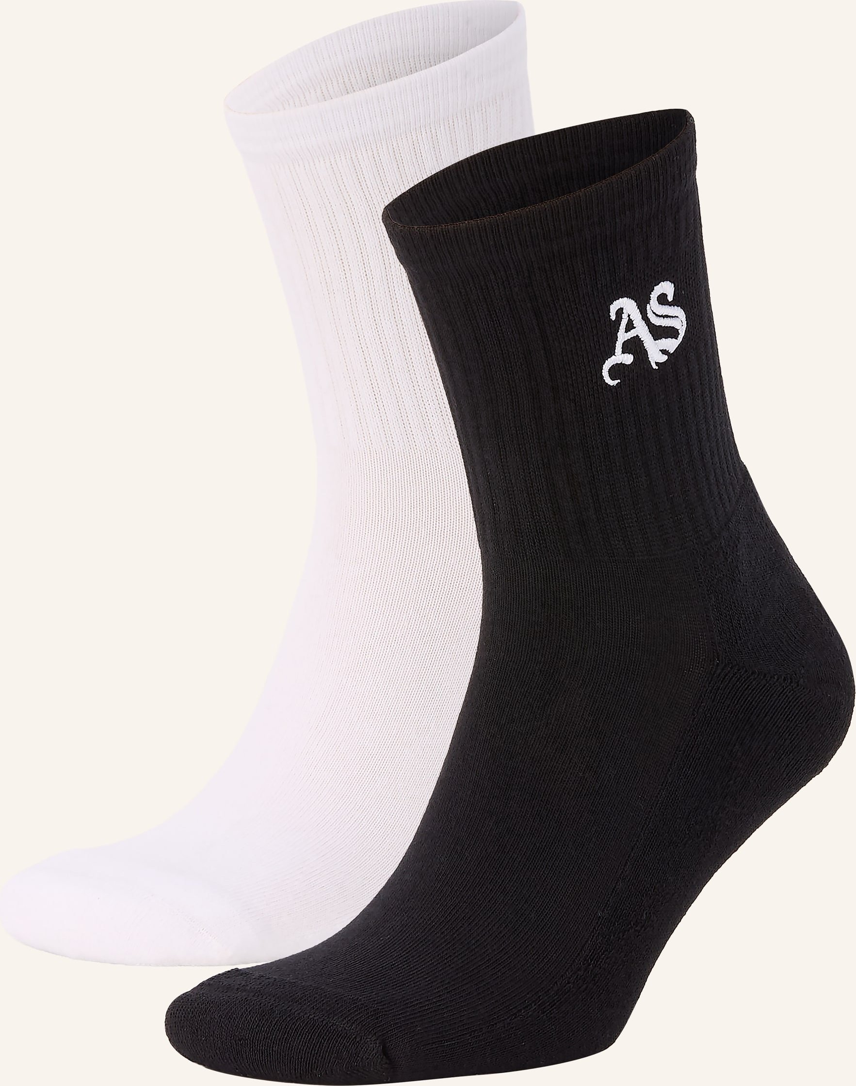 Allsaints 2er-Pack Socken Joss Gothic weiss