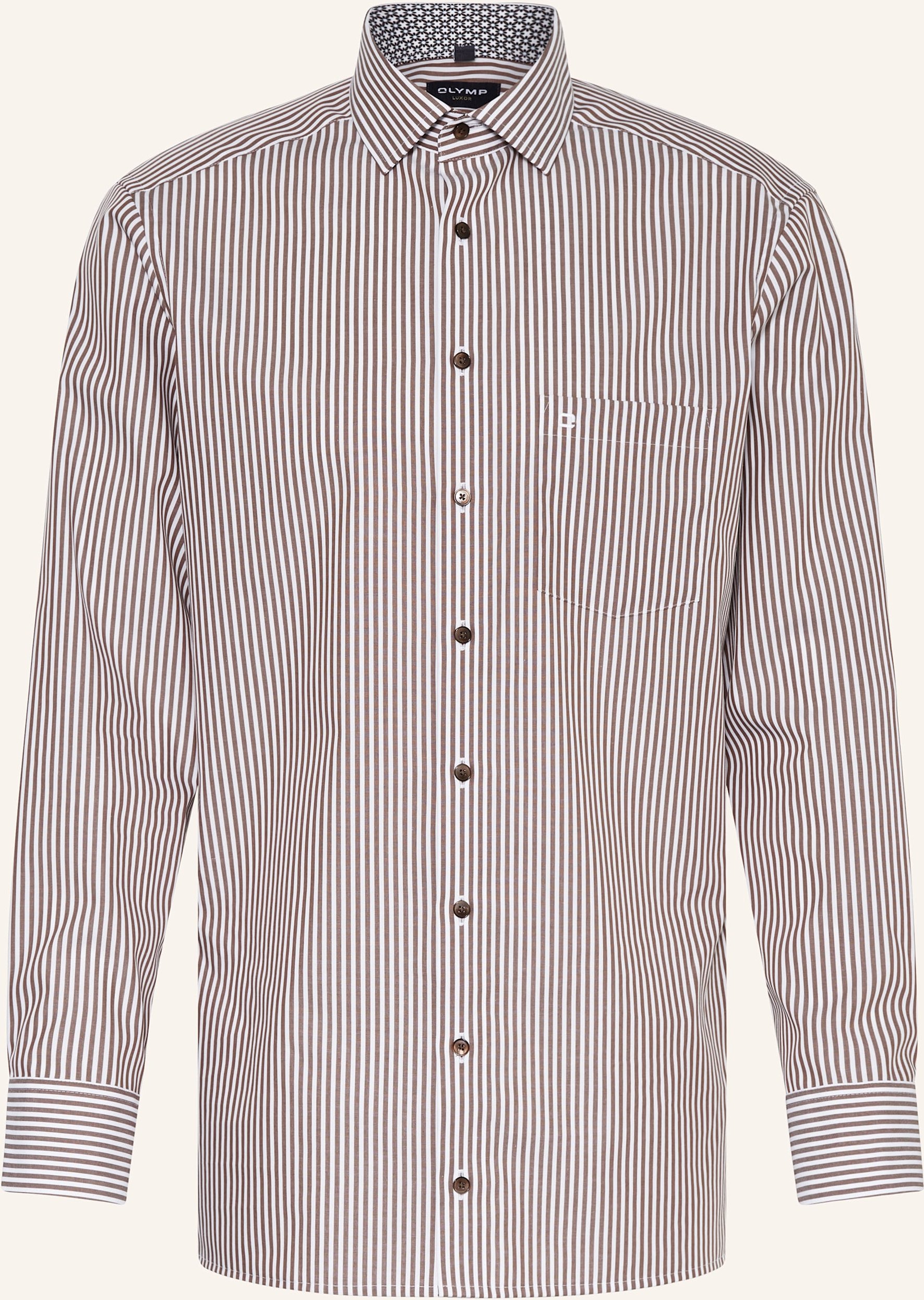 Olymp Hemd Level Five Modern Fit braun
