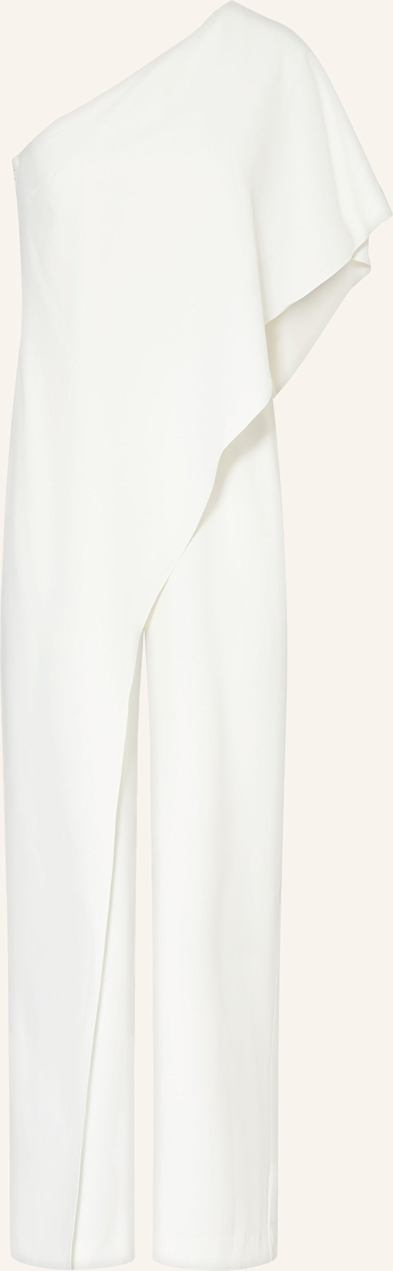Apart One-Shoulder-Jumpsuit weiss