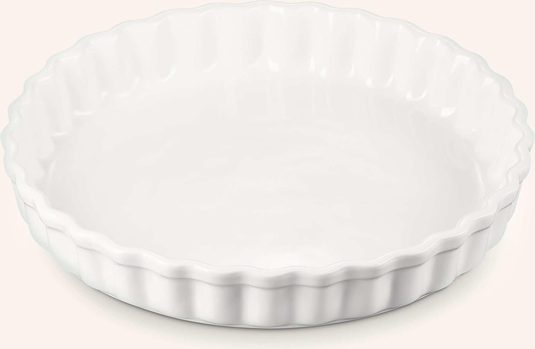 Le Creuset Tarteform Tradition weiss