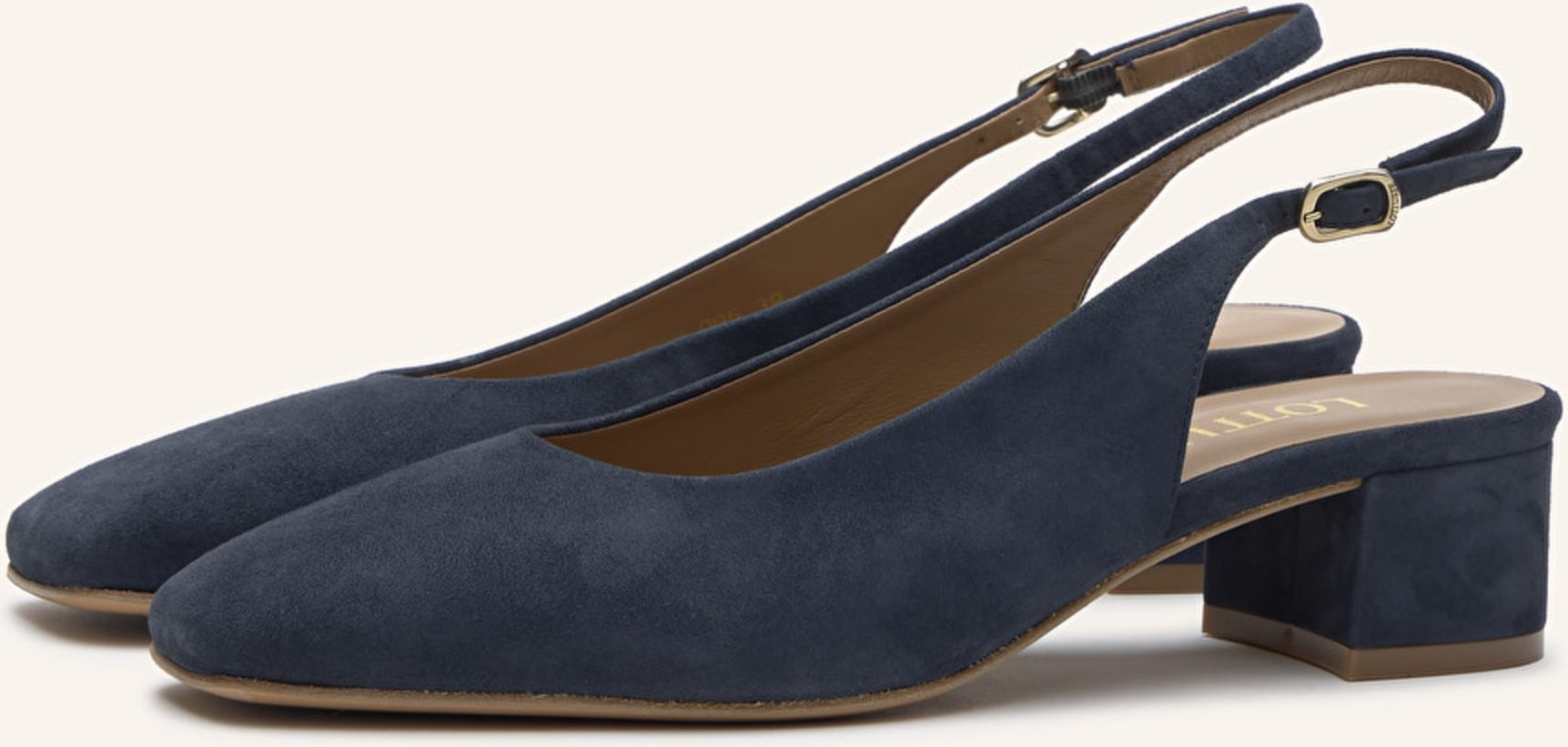 Lottusse Pumps Goya blau