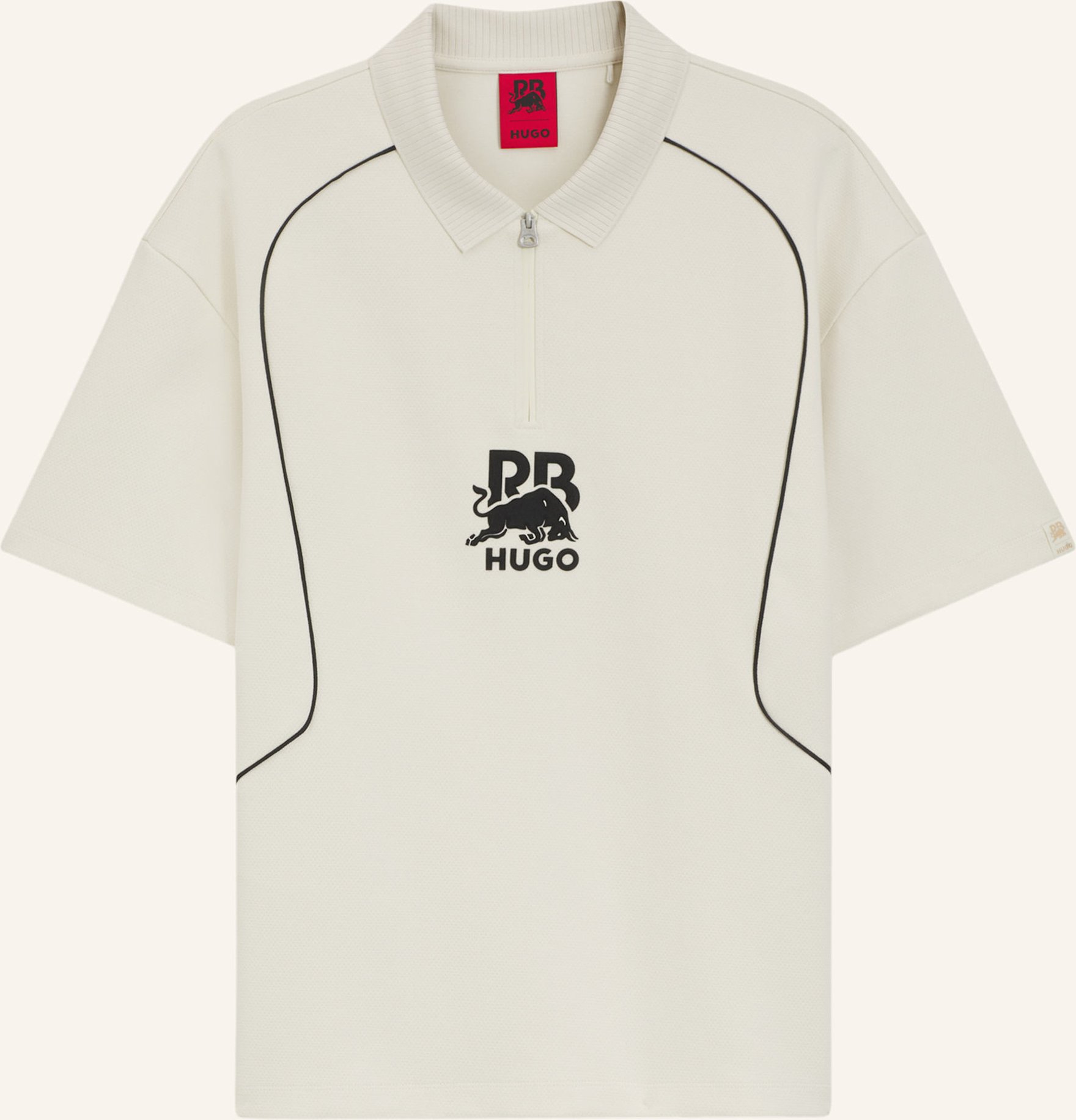 Hugo Poloshirt Duero_Rb Relaxed Fit beige