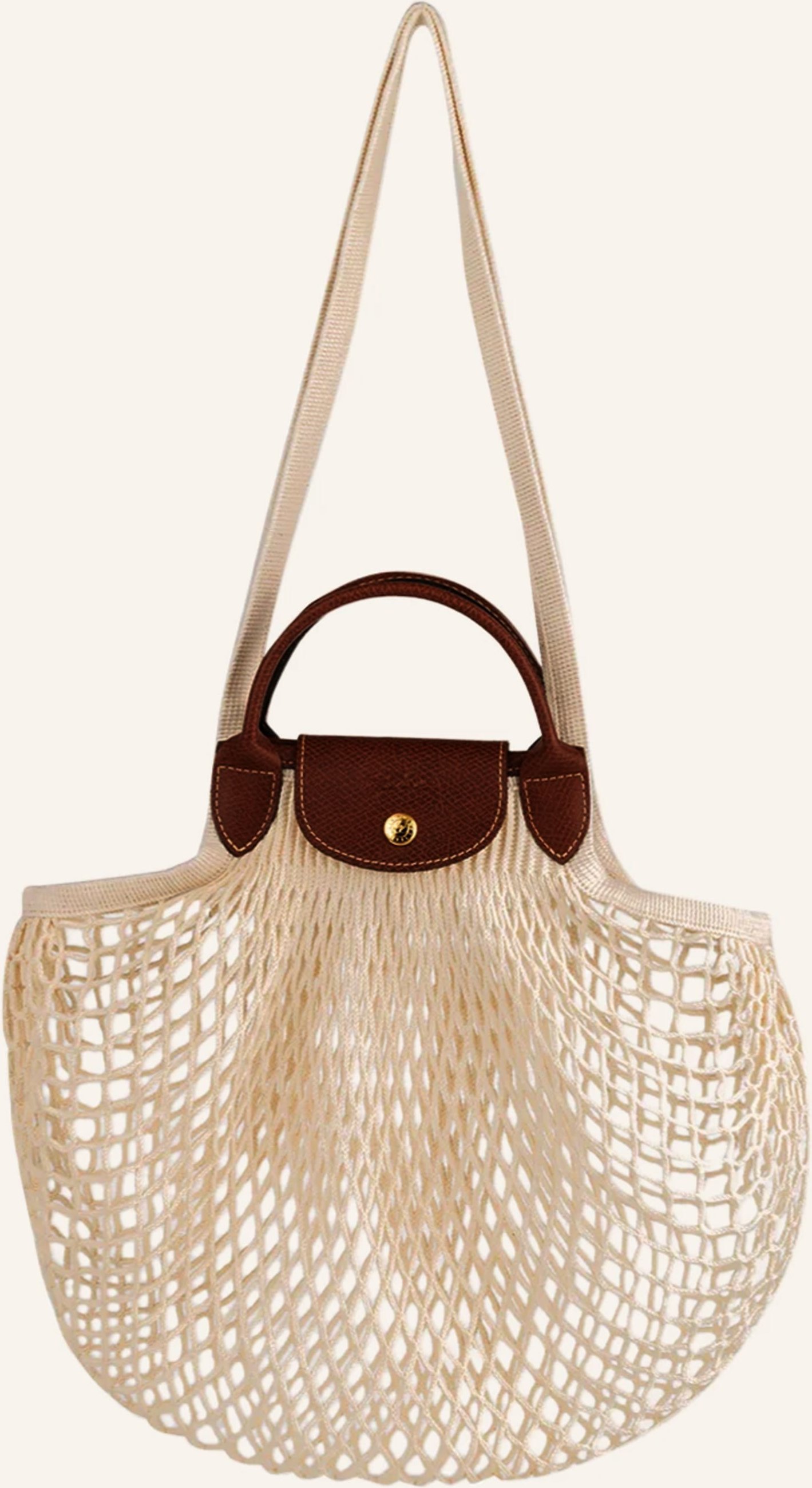 Longchamp Handtasche Le Pliage Filet beige