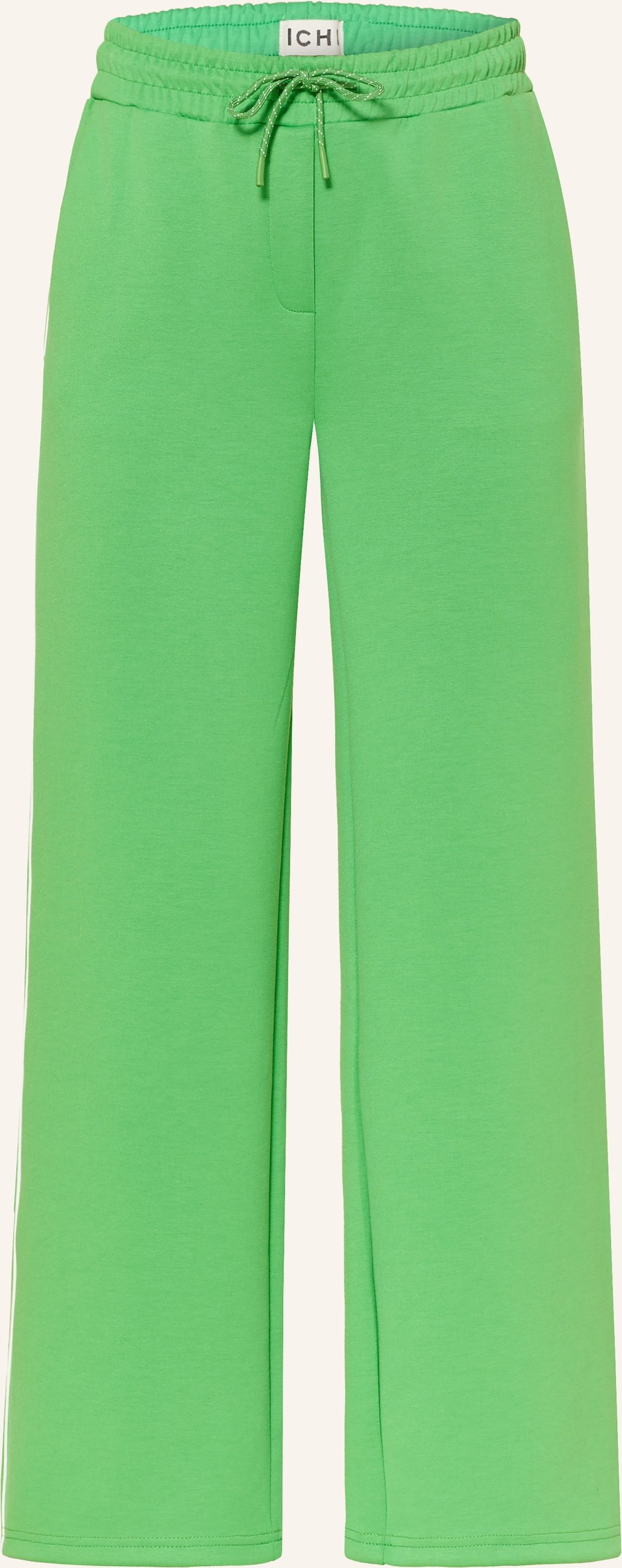 Ichi Hose Im Jogging-Stil Ihkate Mit Galonstreifen gruen