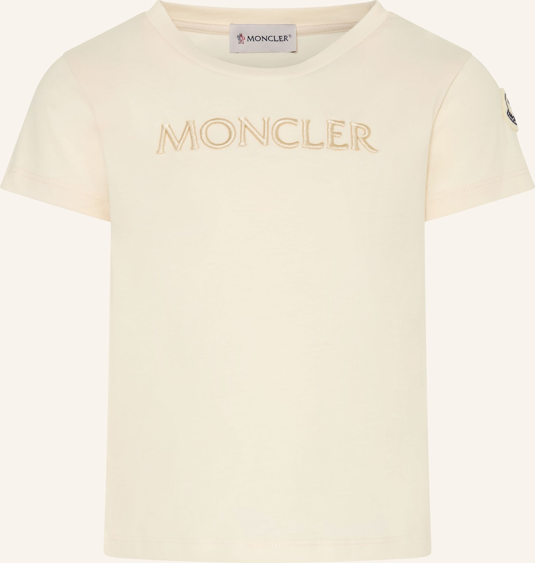 Moncler Enfant T-Shirt weiss