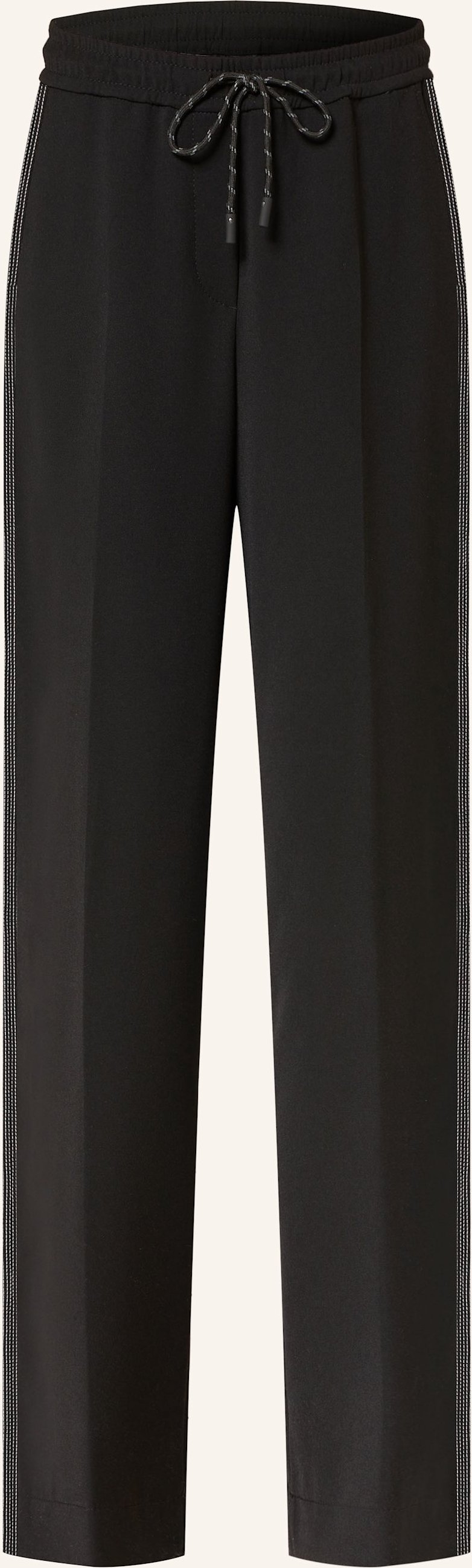 Marc Cain Marlenehose Welkom Aus Sweat schwarz