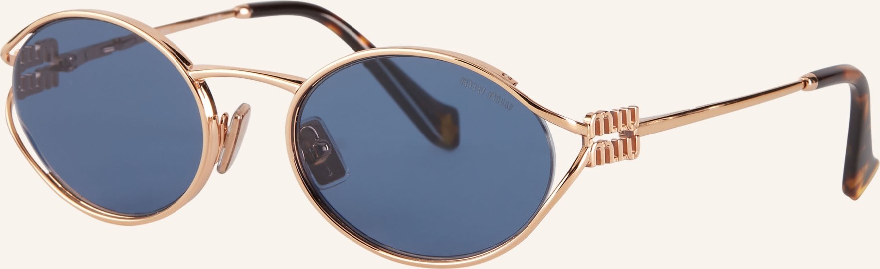 Thumbnail - Miu Miu Sonnenbrille Mu 52ys gold