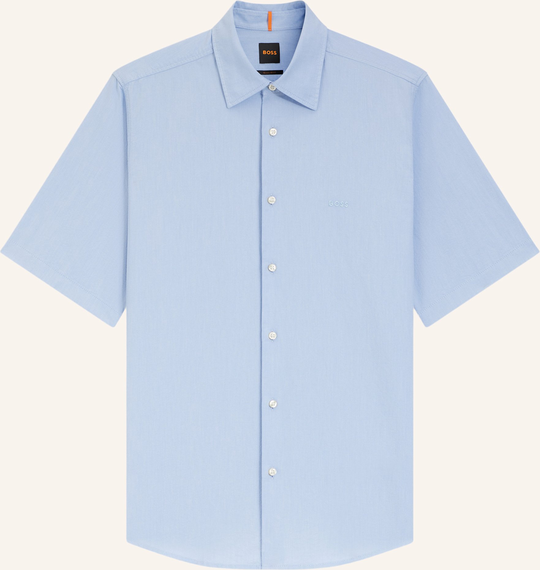 Boss Casual Hemd Rash_2_M Regular Fit blau