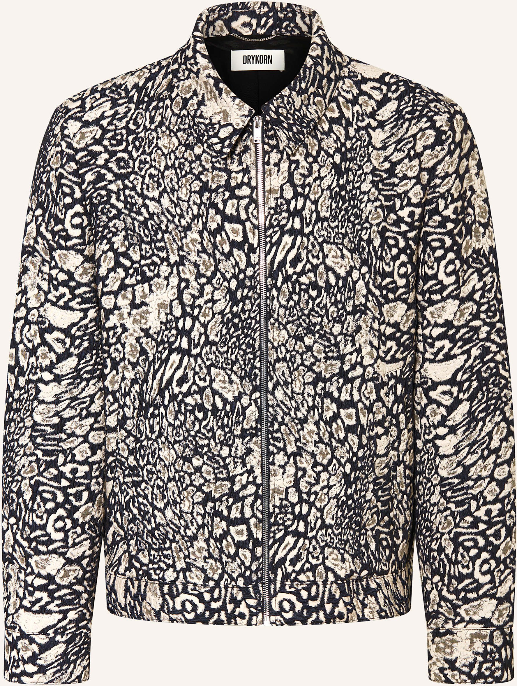 Drykorn Jacquard-Overjacket Rikka_2 blau