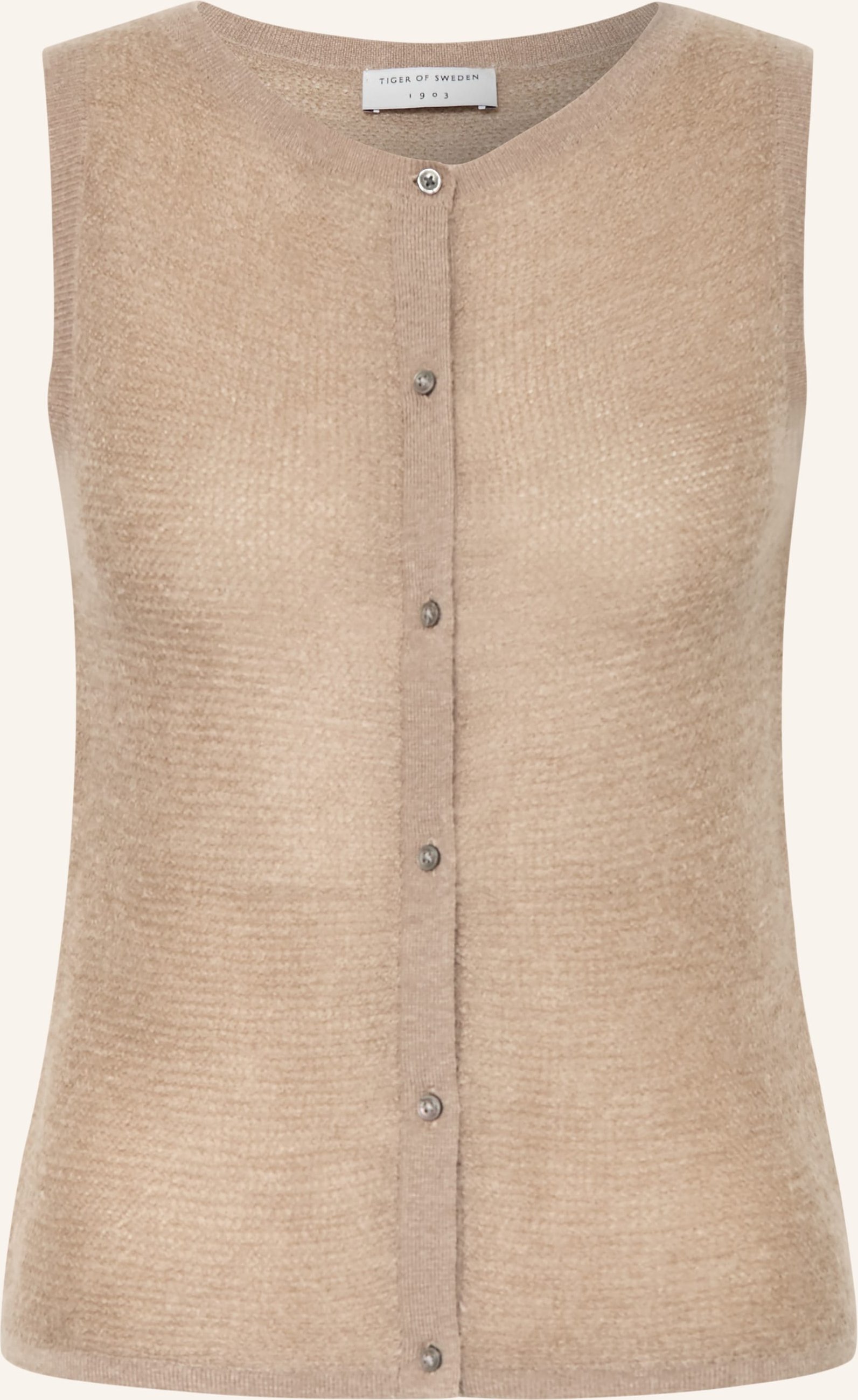 Tiger Of Sweden Weste Rose Mit Mohair beige