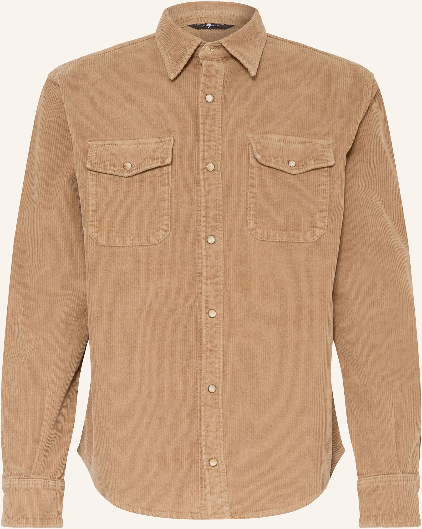 Thumbnail - 7 For All Mankind Cord-Overshirt beige