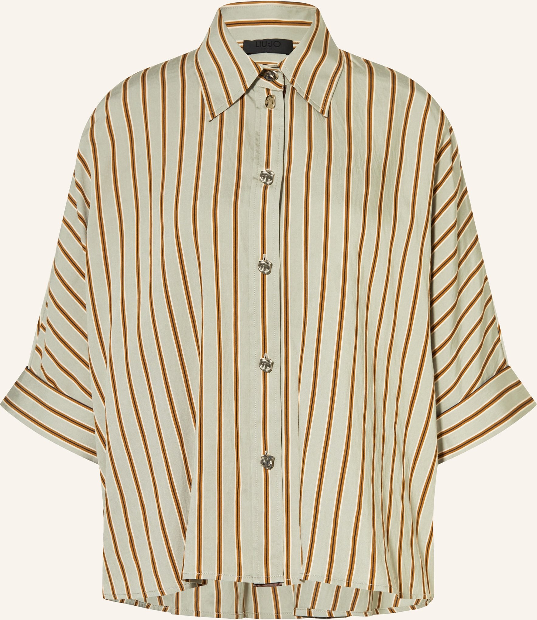 Liu Jo Oversized-Hemdbluse gruen