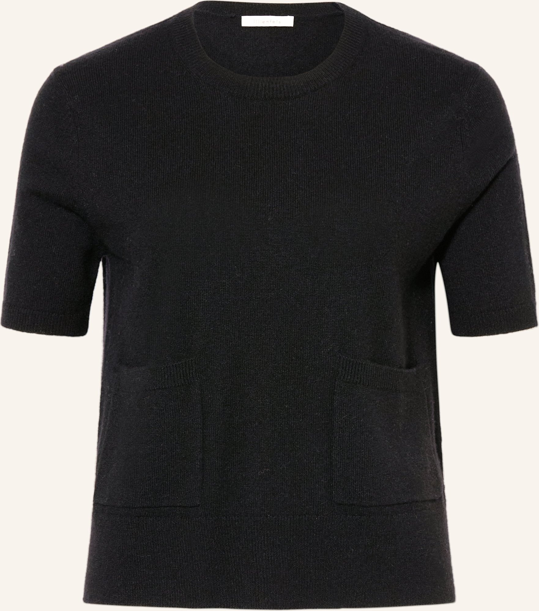 Lilienfels Strickshirt Mit Cashmere schwarz