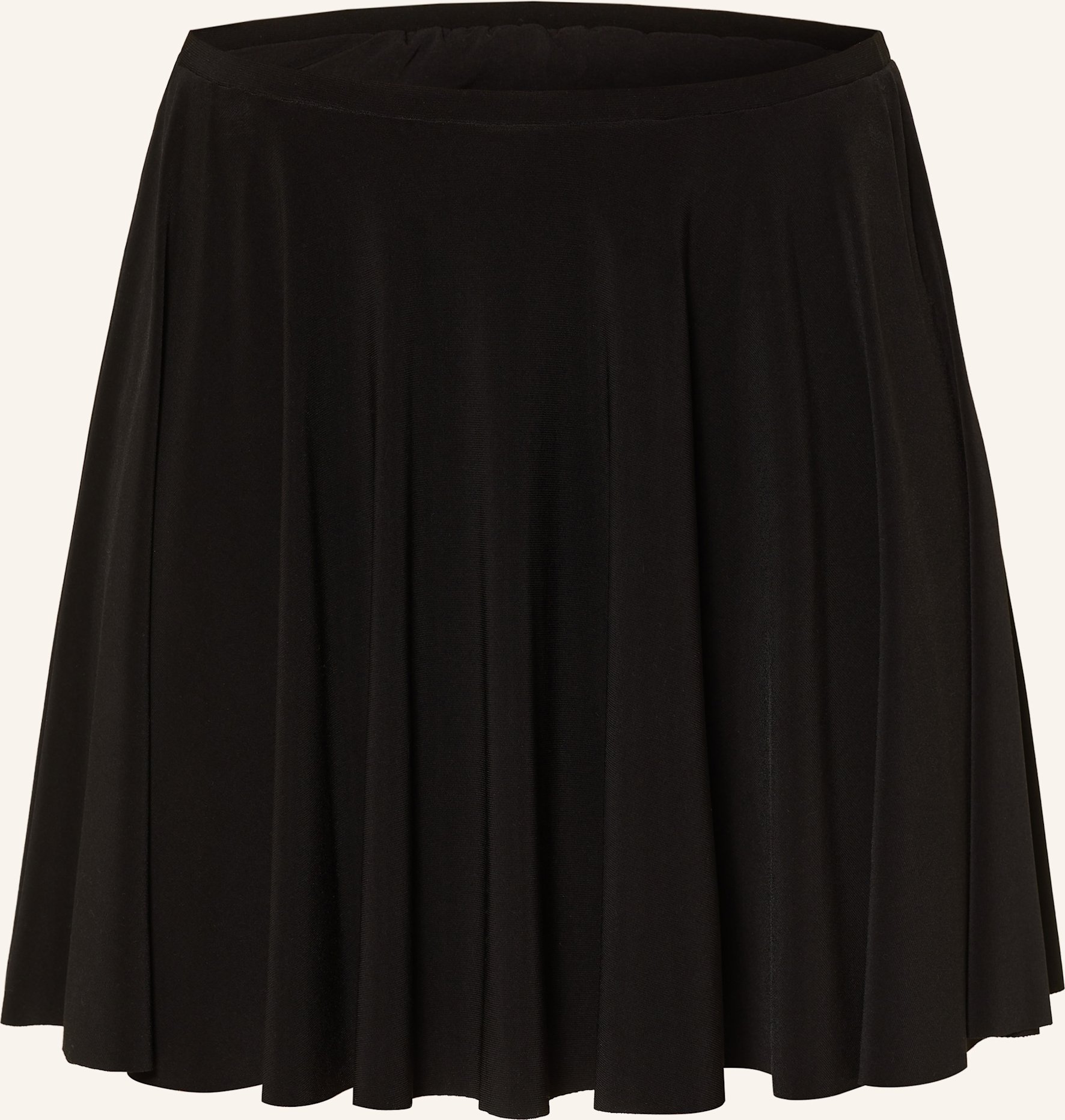 Norma Kamali Faltenrock schwarz