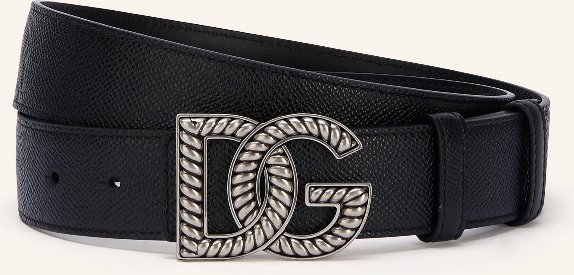 Dolce & Gabbana Ledergürtel schwarz