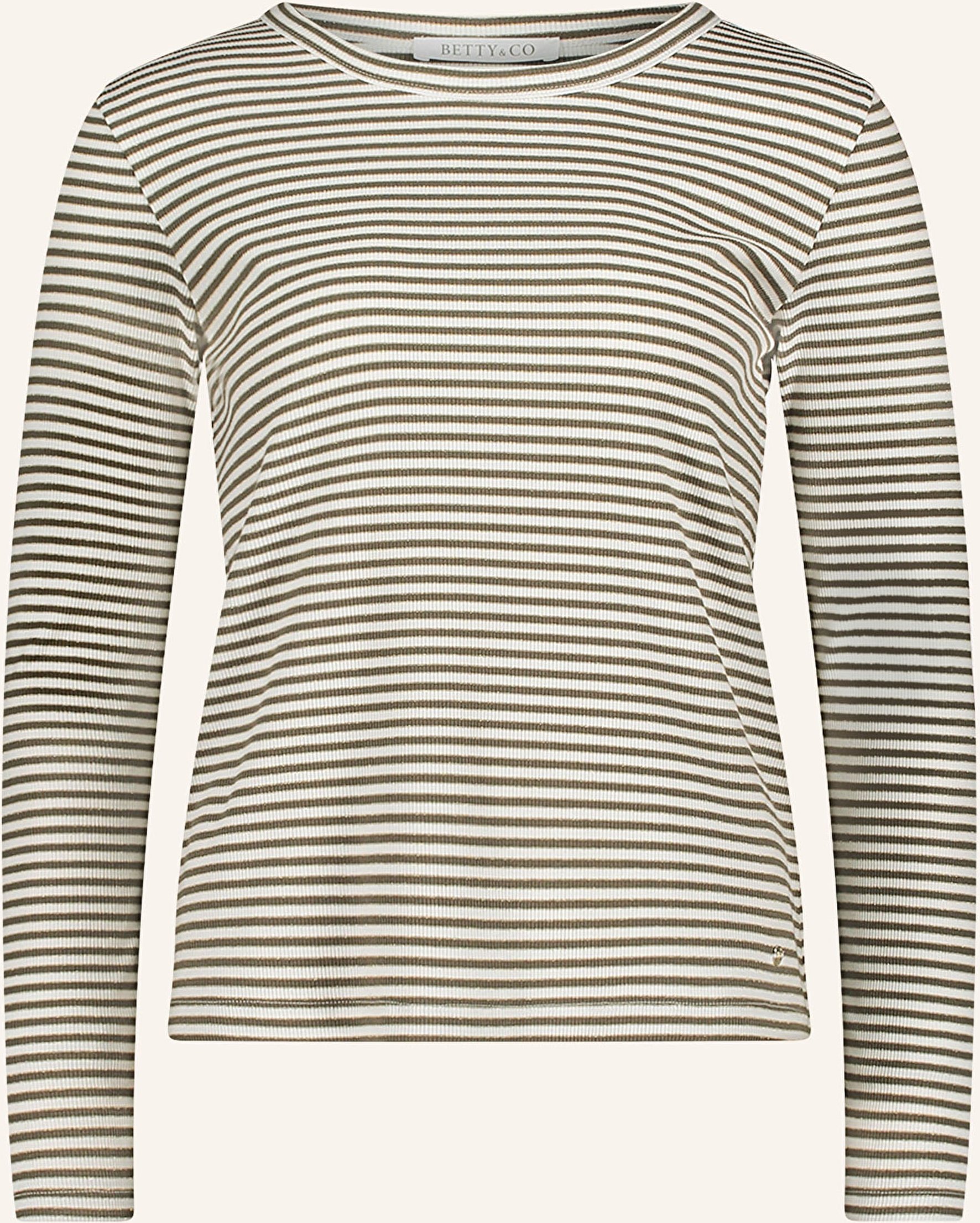 Betty&Co Longsleeve Mit Glitzergarn gruen