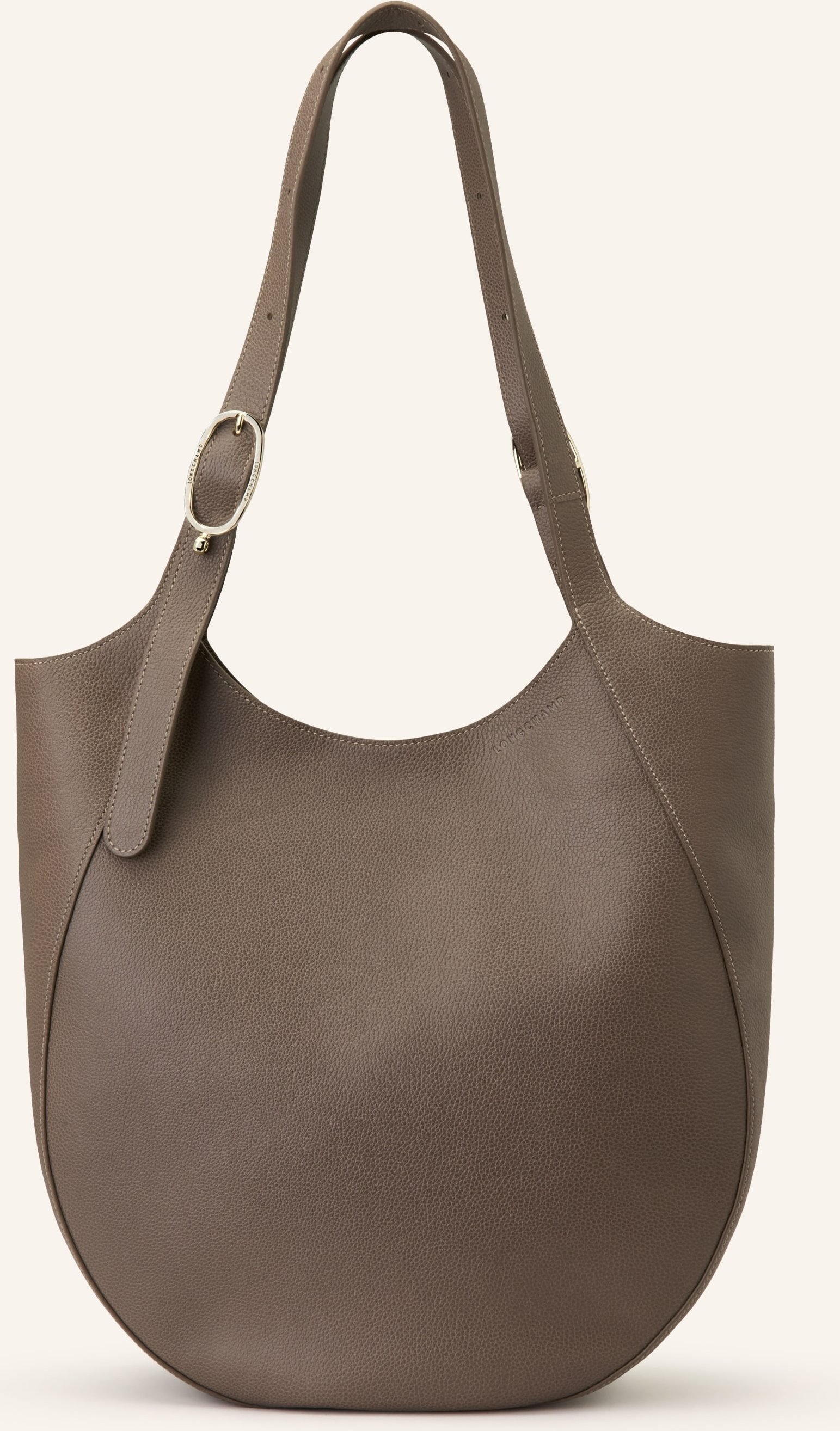 Longchamp Beuteltasche Le Foulonné Xl beige