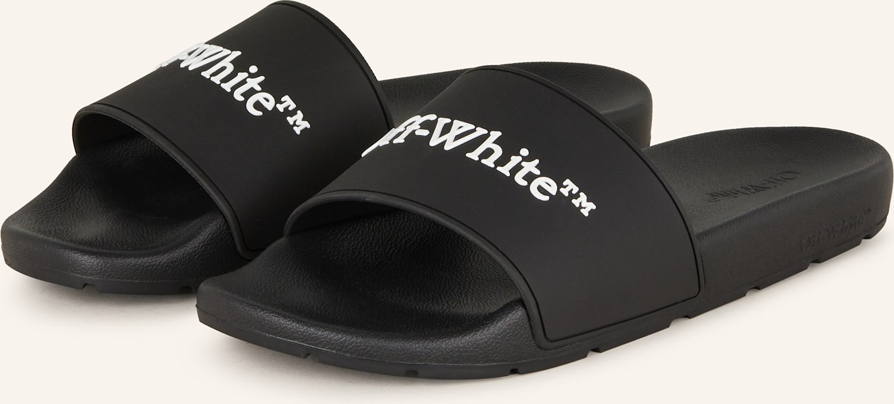 Off-White Pantoletten Bookish schwarz