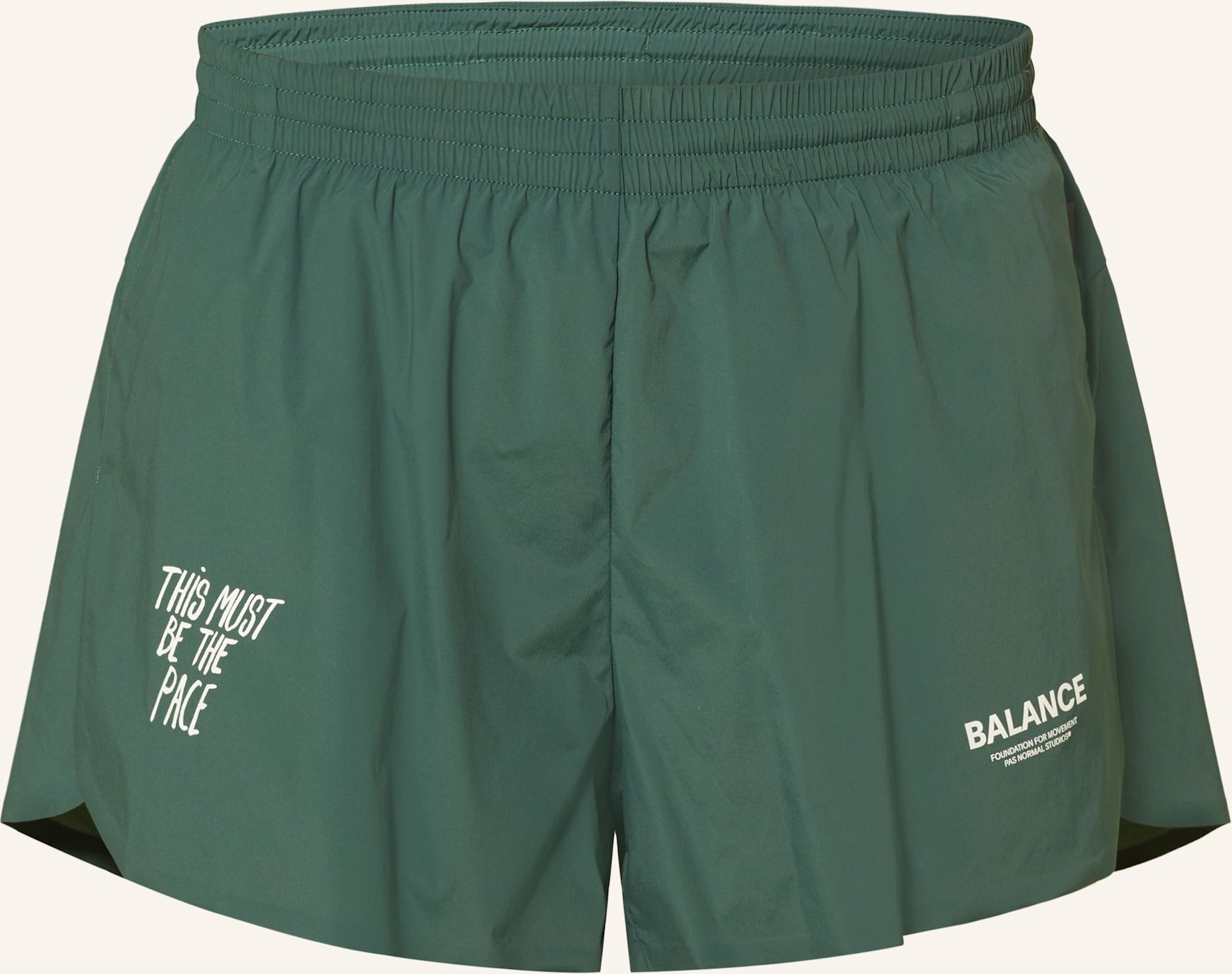 Thumbnail - Pas Normal Studios 2-In-1-Laufshorts Balance gruen