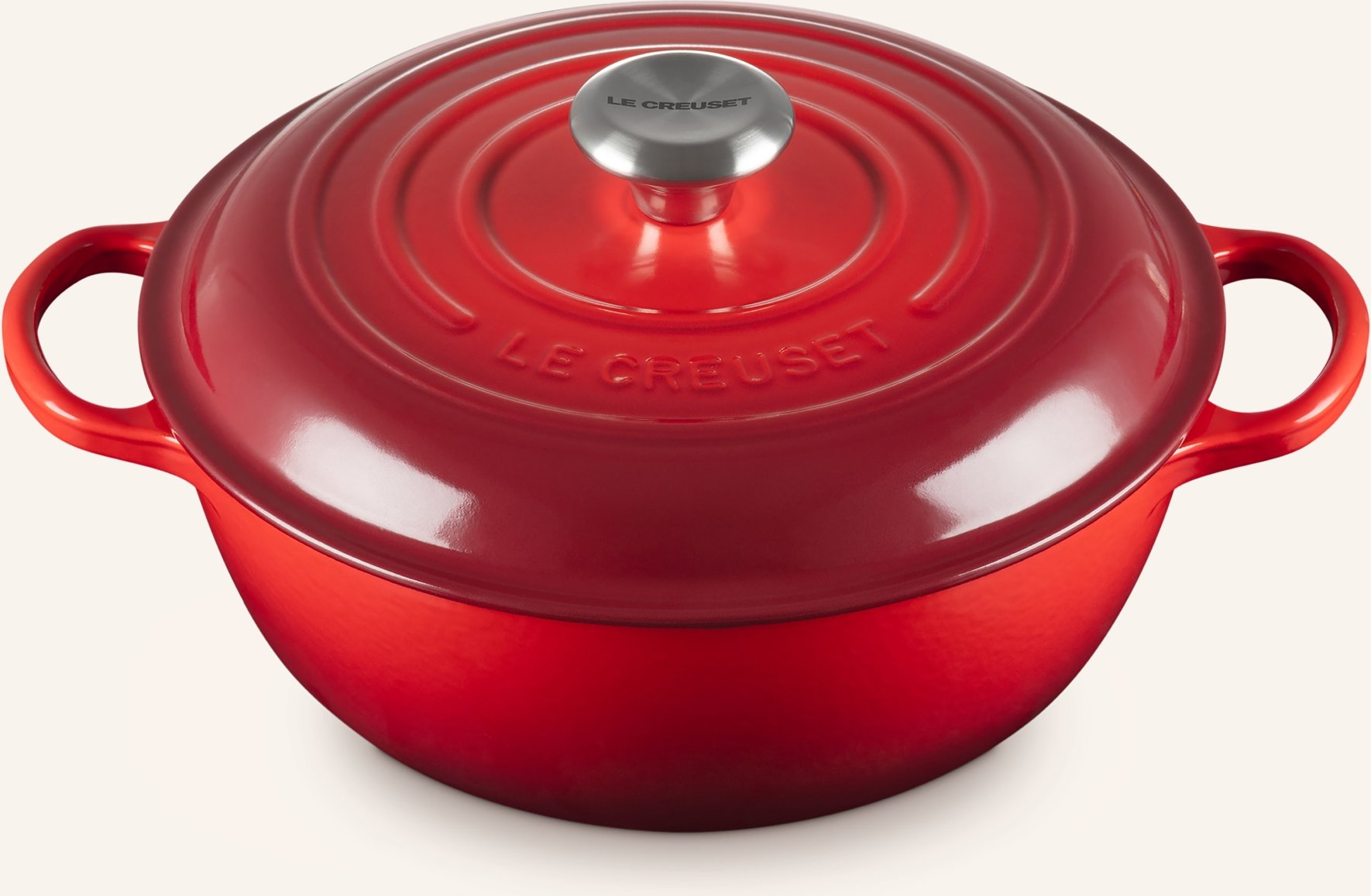 Le Creuset Bräter Signature rot