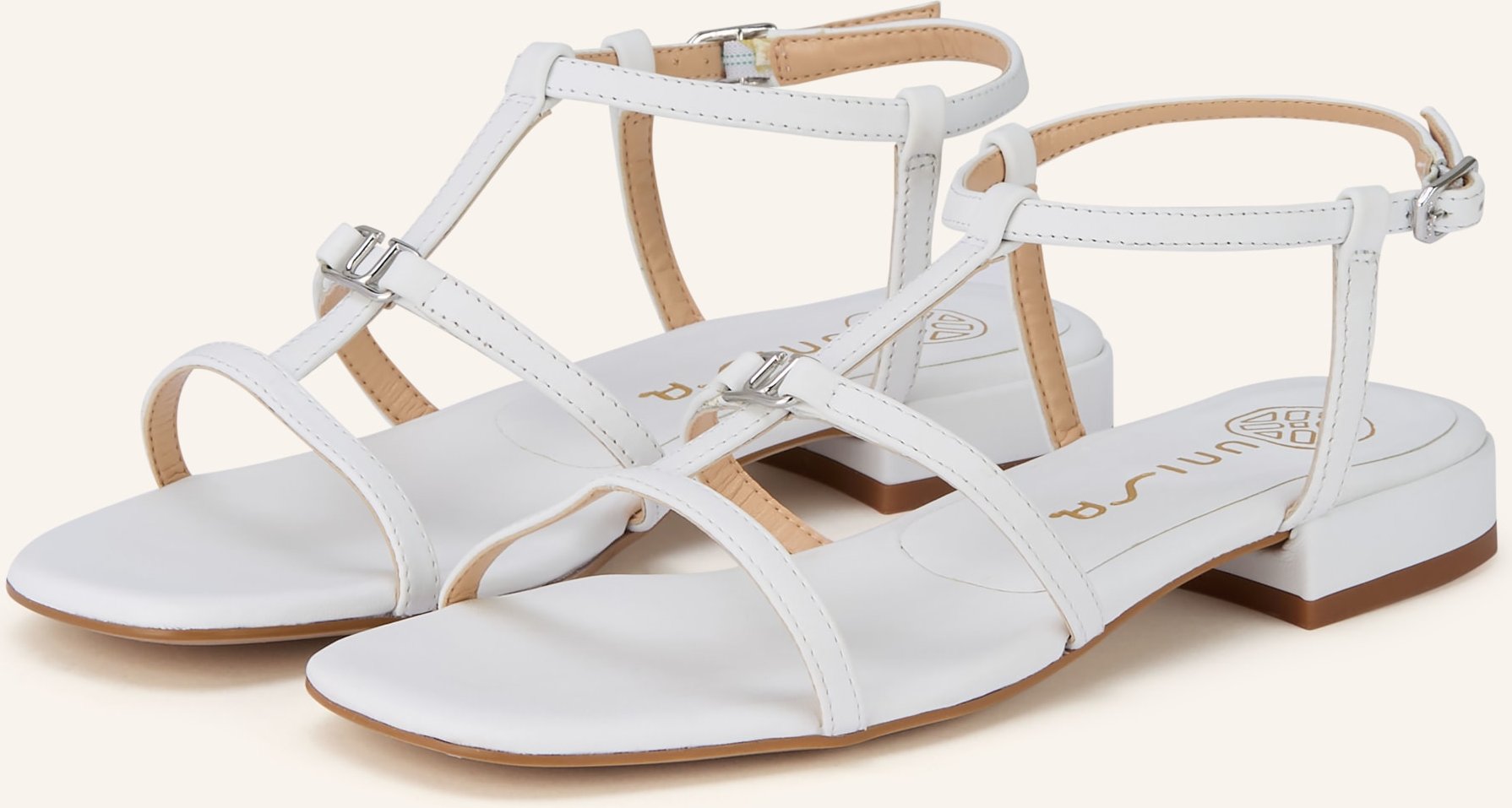 Unisa Sandalen Carena_Ks weiss