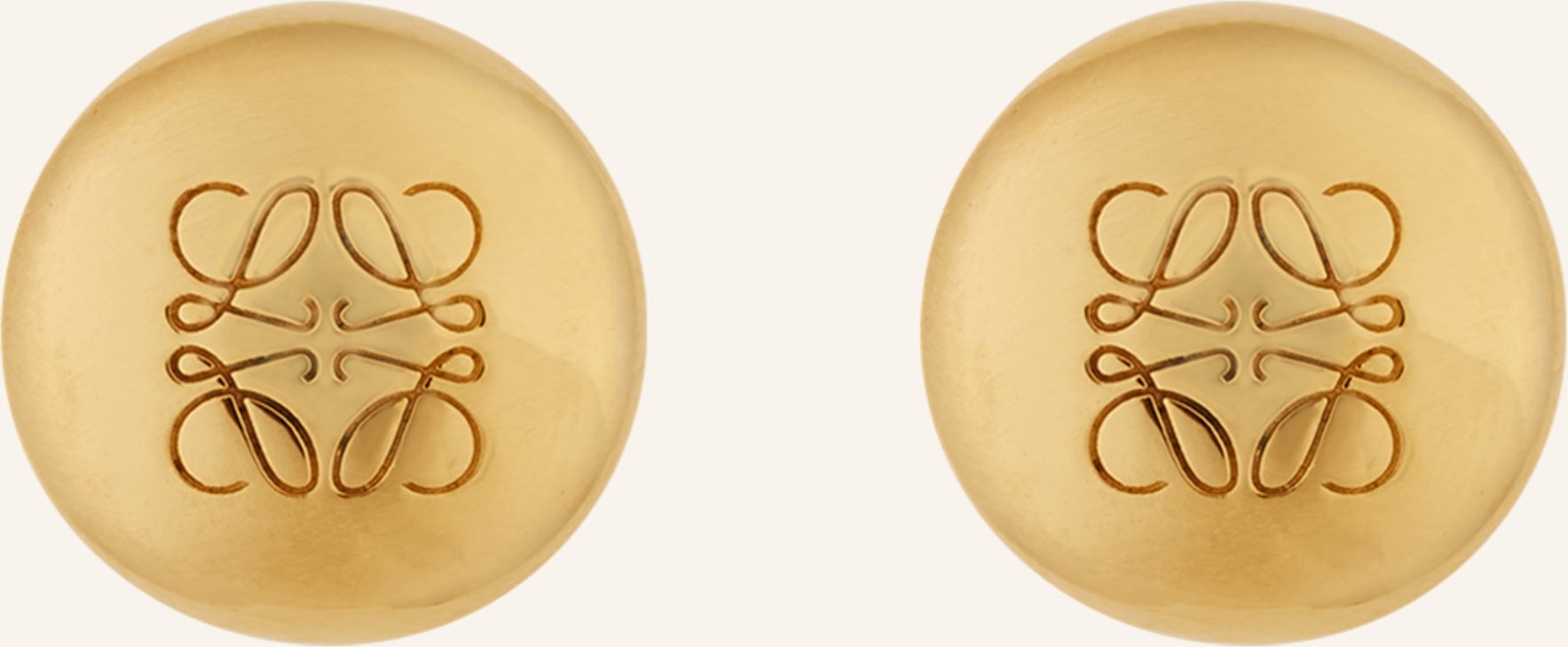 Loewe Ohrstecker Anagram Pebble gold