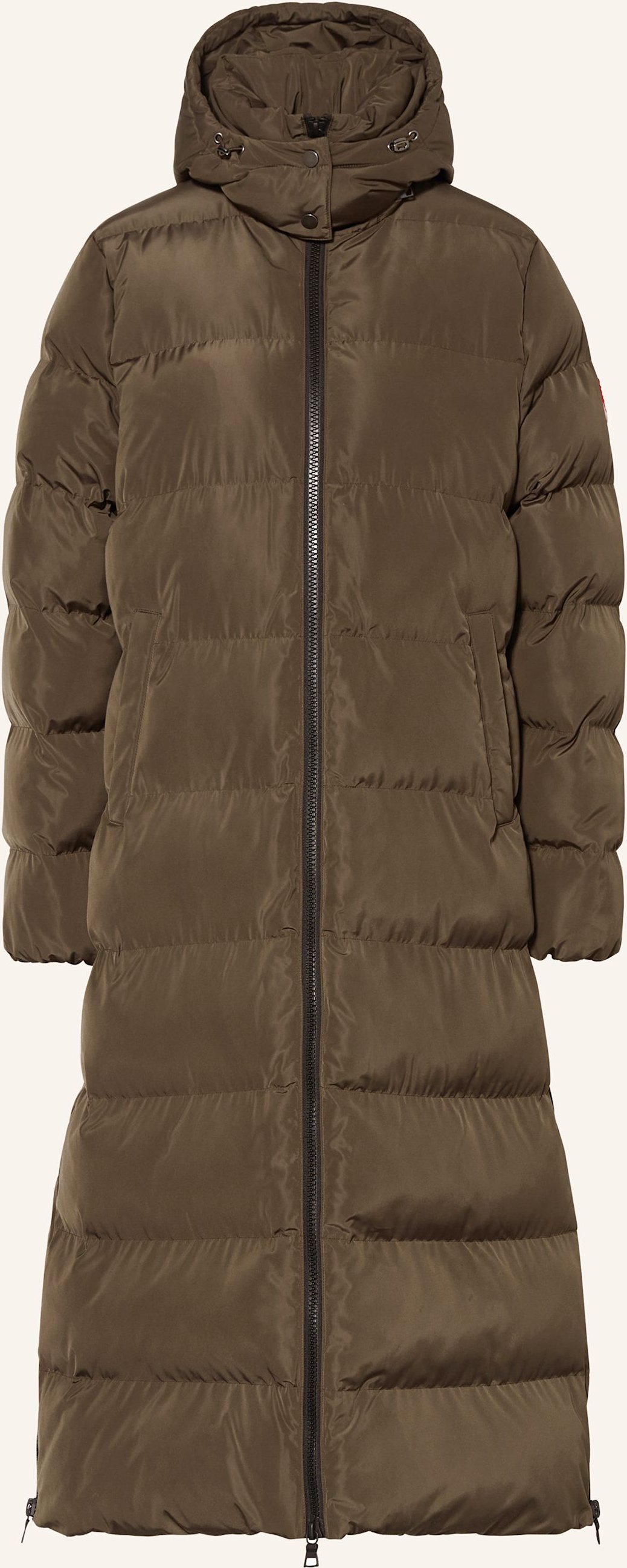 Thumbnail - No.1 Como Steppmantel Mit Abnehmbarer Kapuze beige