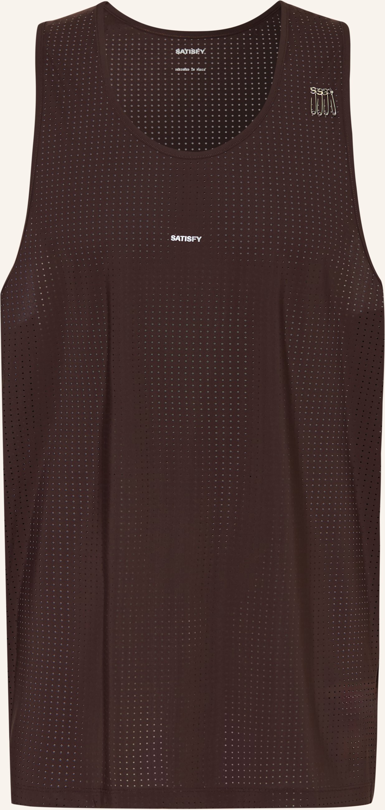 Satisfy Lauftop Space-O™ braun