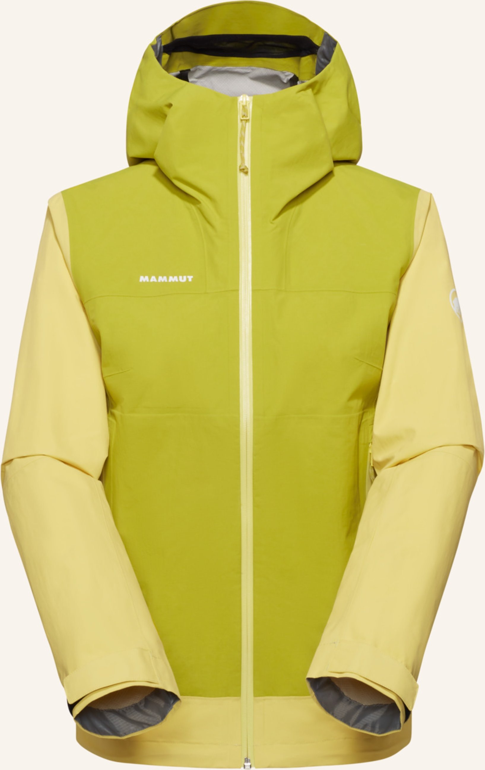 Mammut Crag Hs Hooded Jacket Women gelb