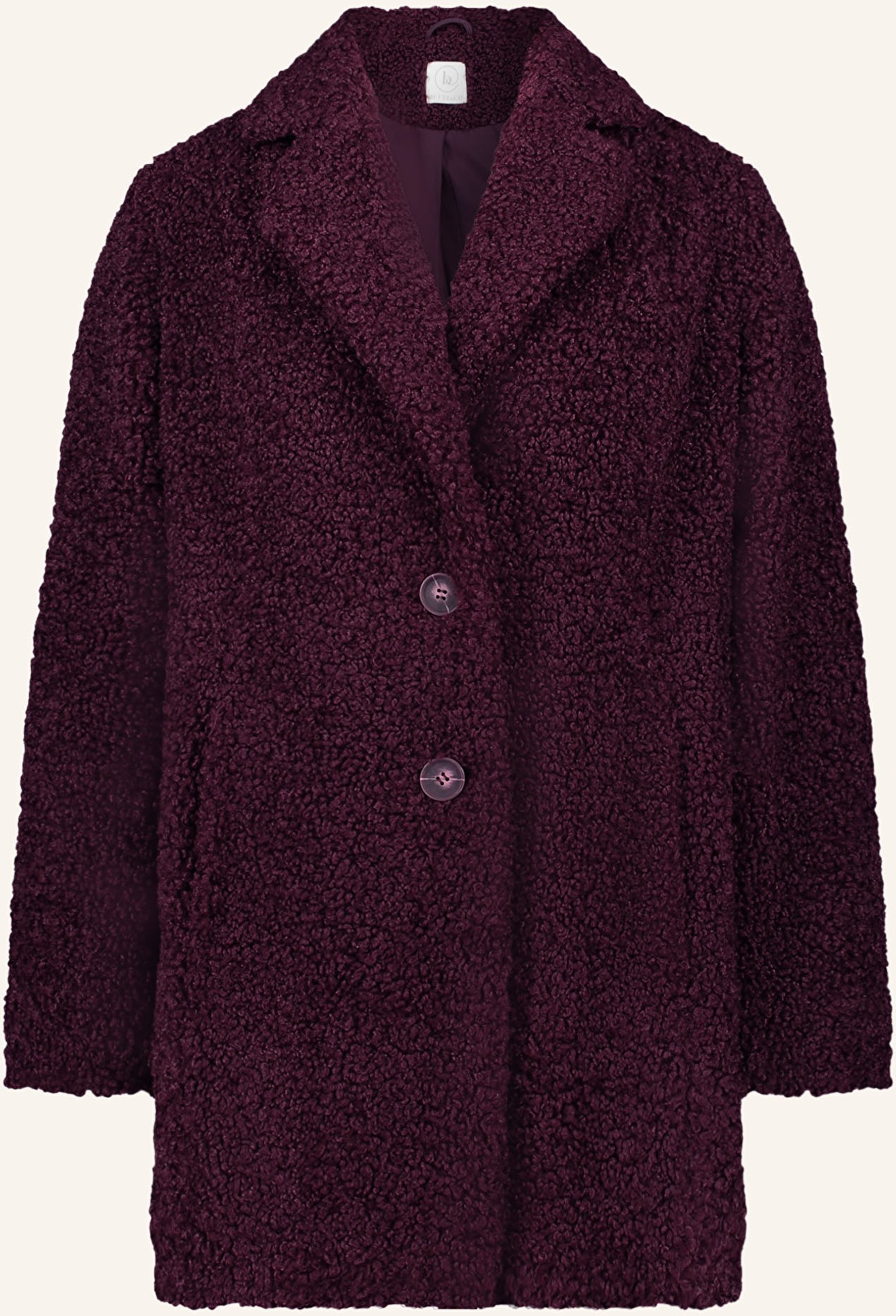 Betty&Co Teddyfell-Jacke lila