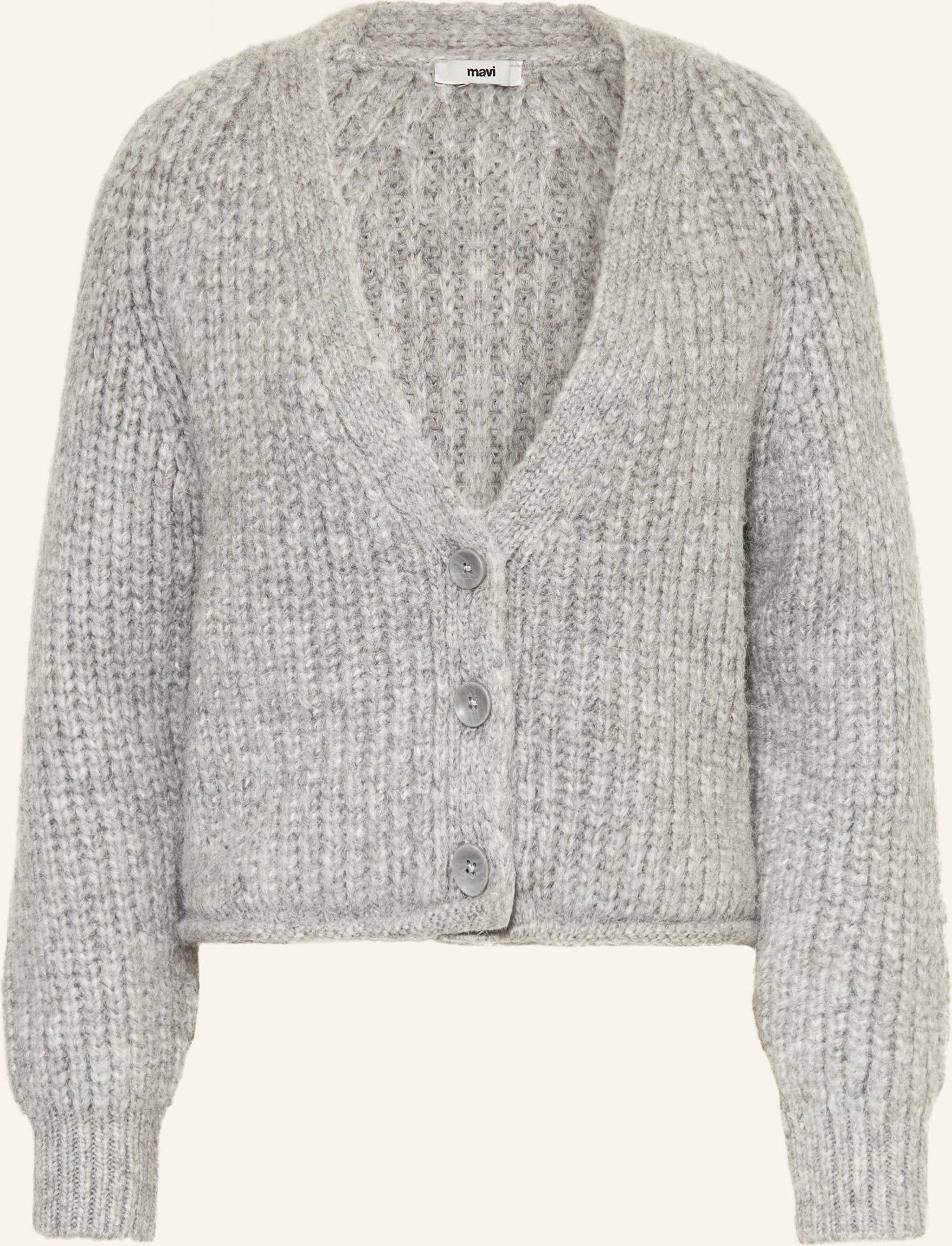 Mavi Strickjacke grau