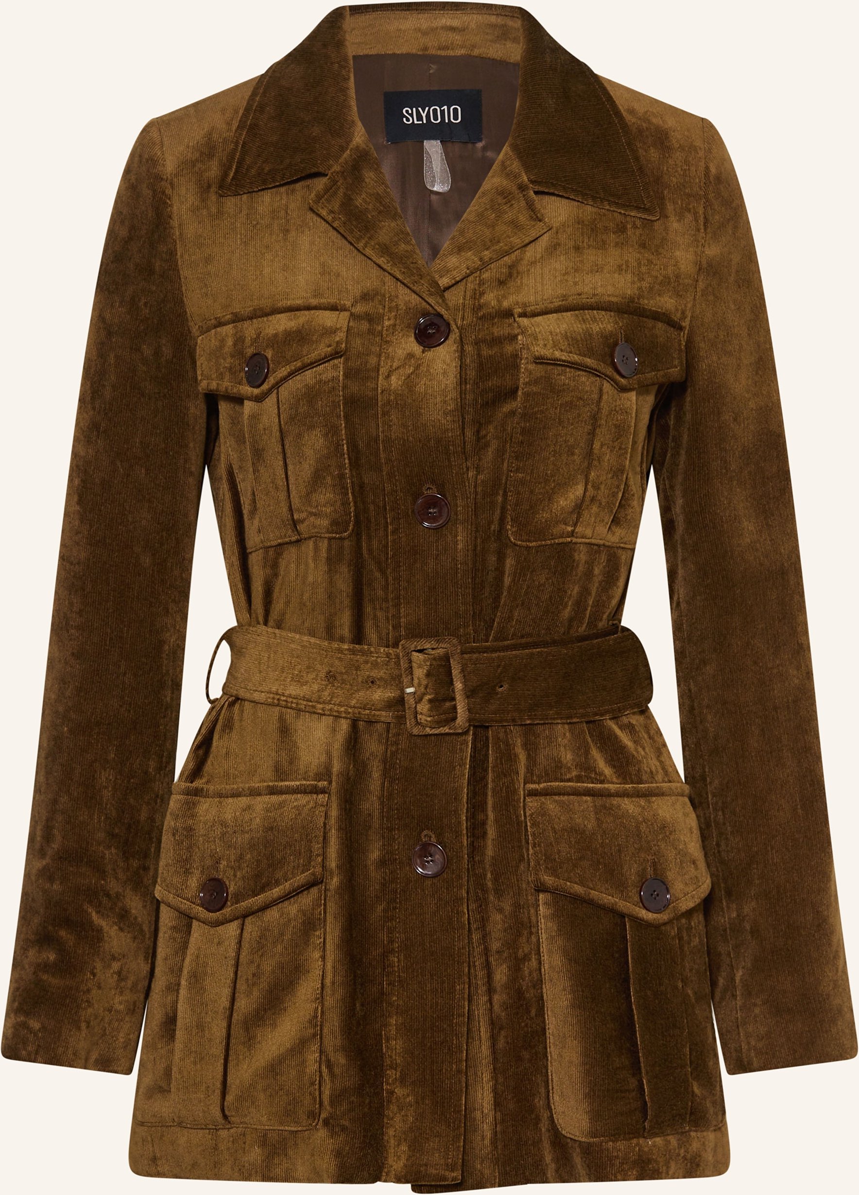 Sly 010 Fieldjacket Kasia Aus Cord braun