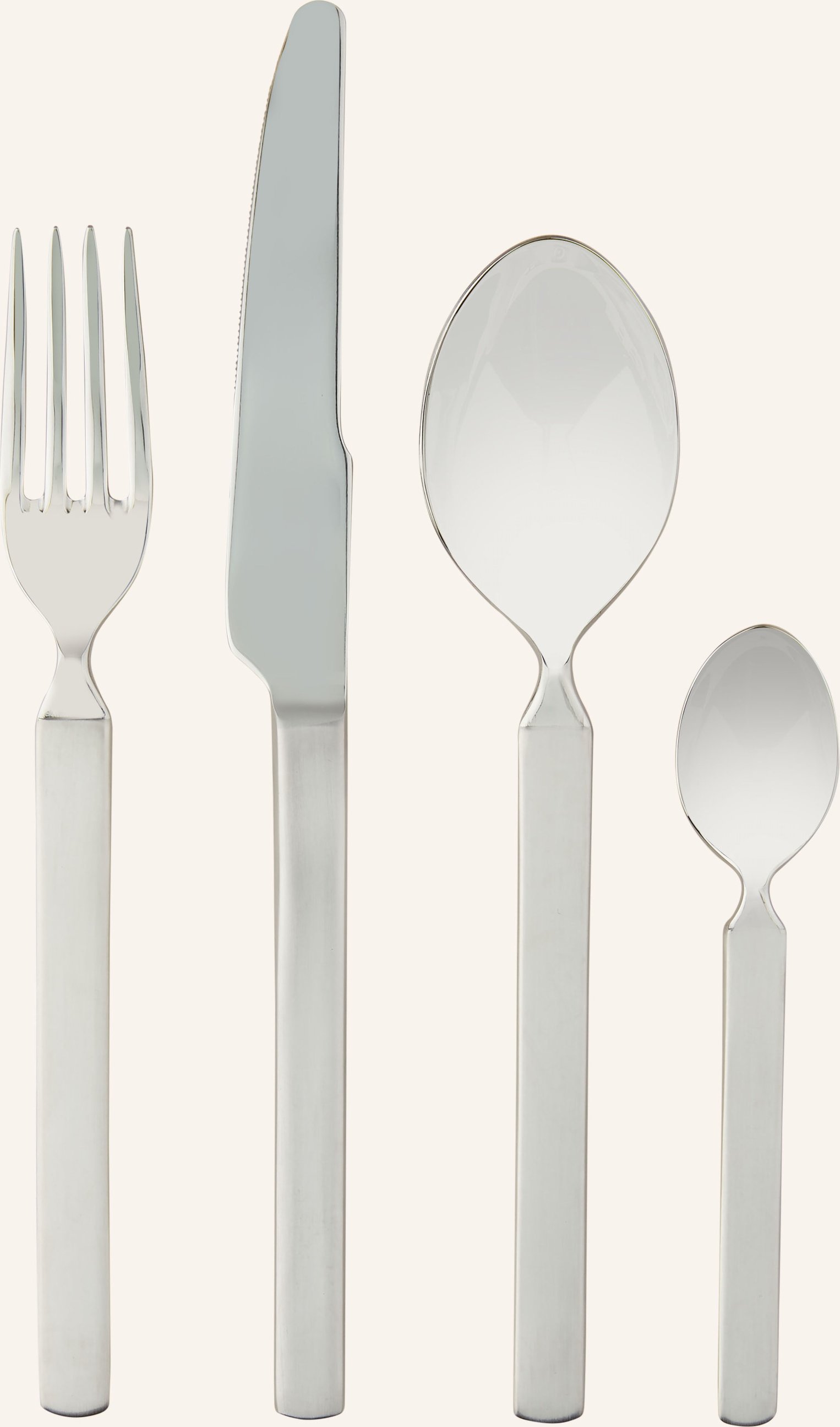 Thumbnail - Alessi 24-Tlg. Besteck-Set Dry silber