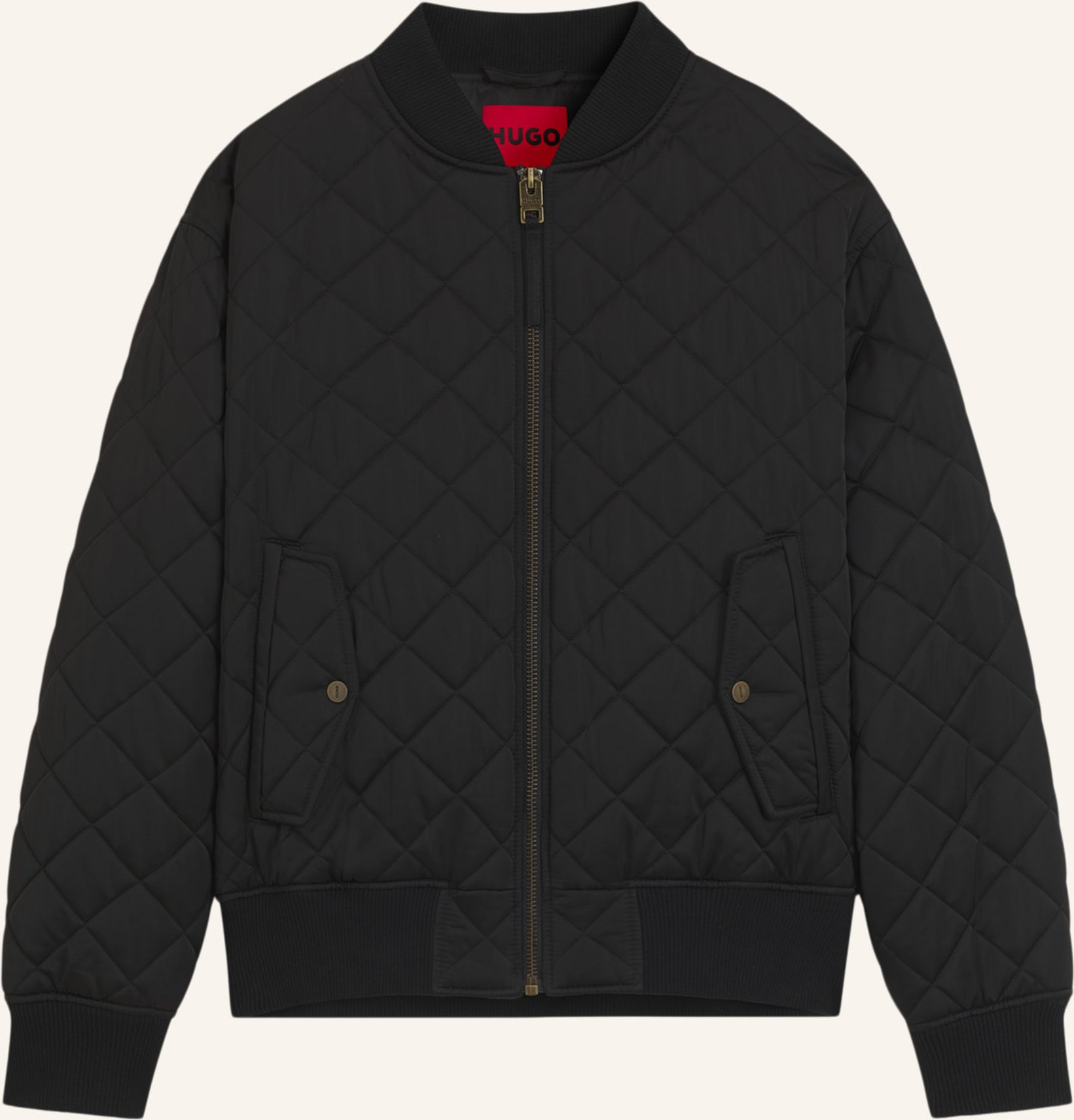 Thumbnail - Hugo Casual Jacke bicol2541 Regular Fit schwarz