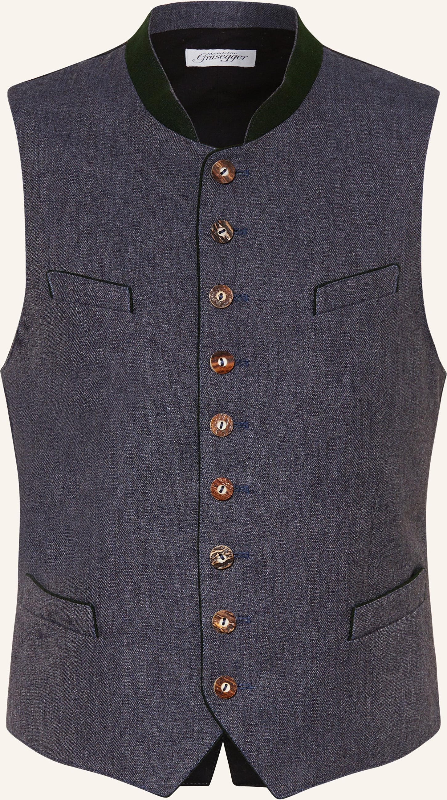 Grasegger Trachtenweste Xeno blau