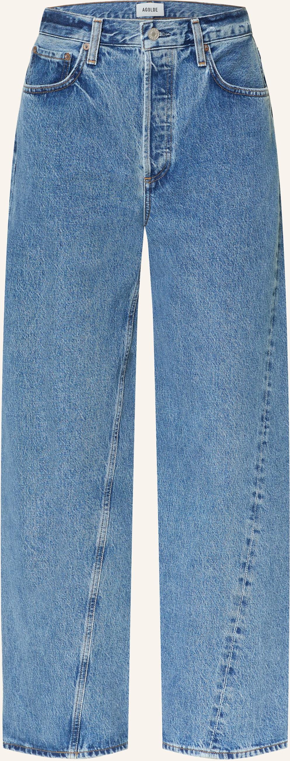 Agolde Jeans Twist Low Slung Baggy blau