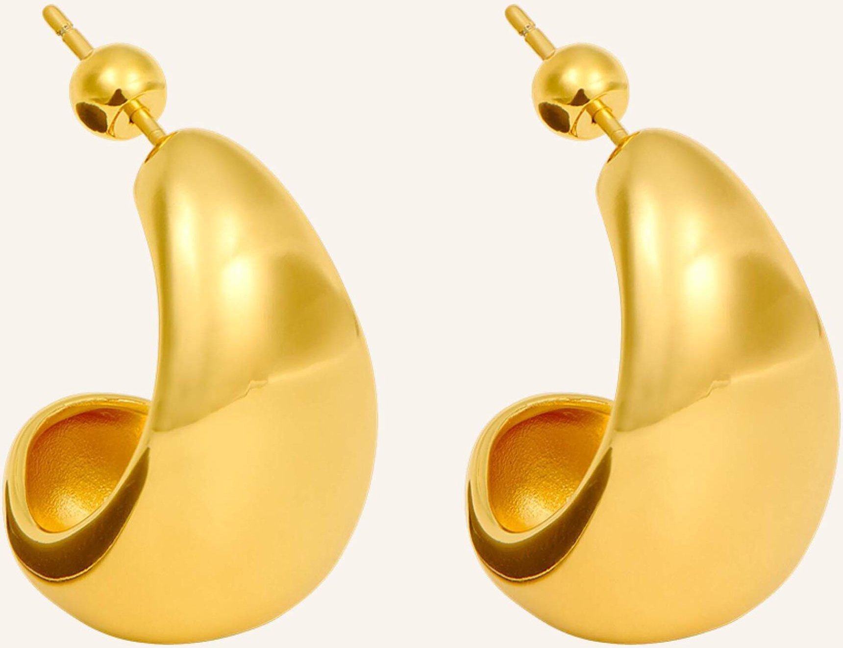 Pompidou Ohrhänger Medi Chubby Hoops By Glambou gold