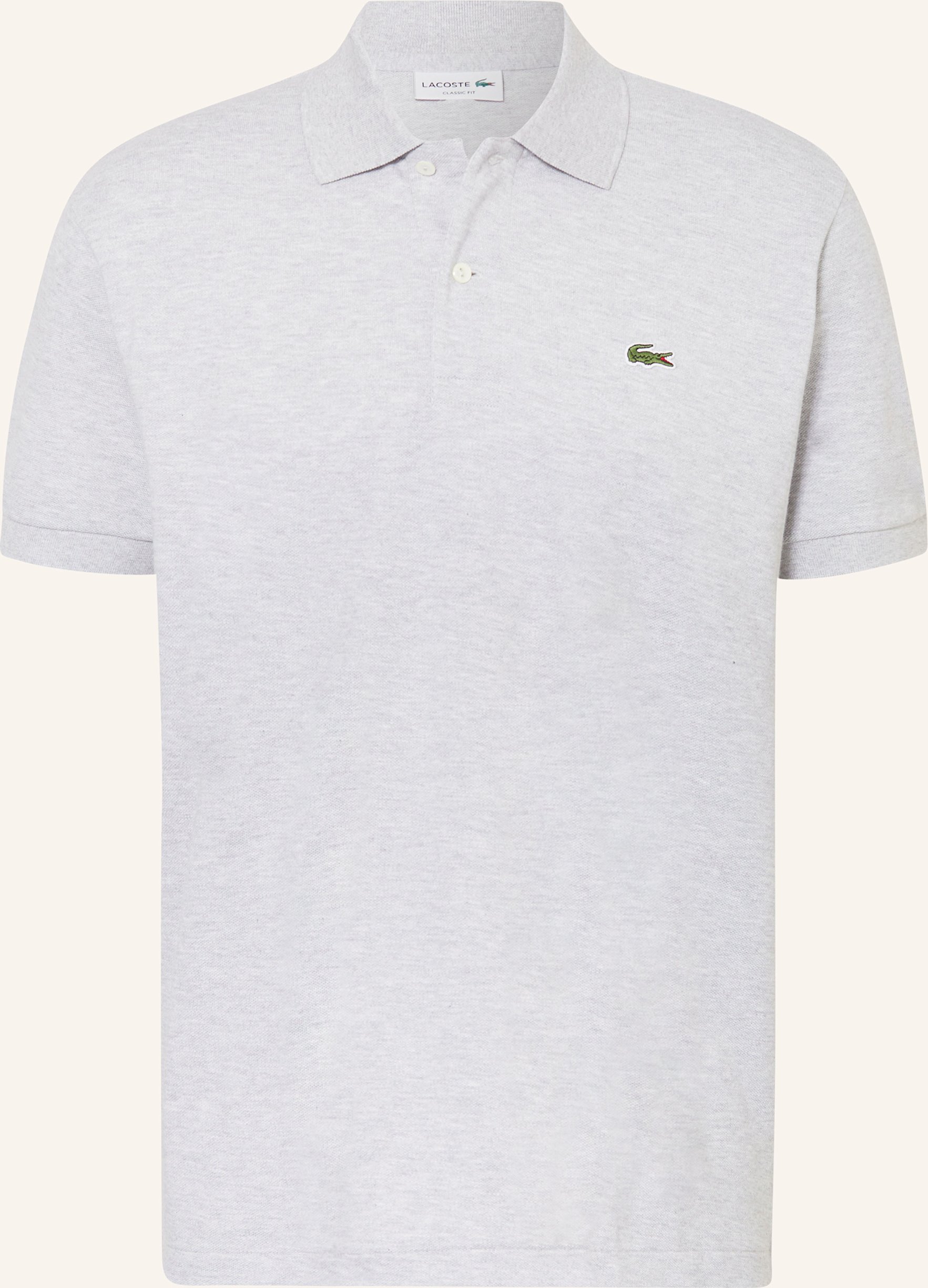 Lacoste Pique-Poloshirt Classic Fit silber