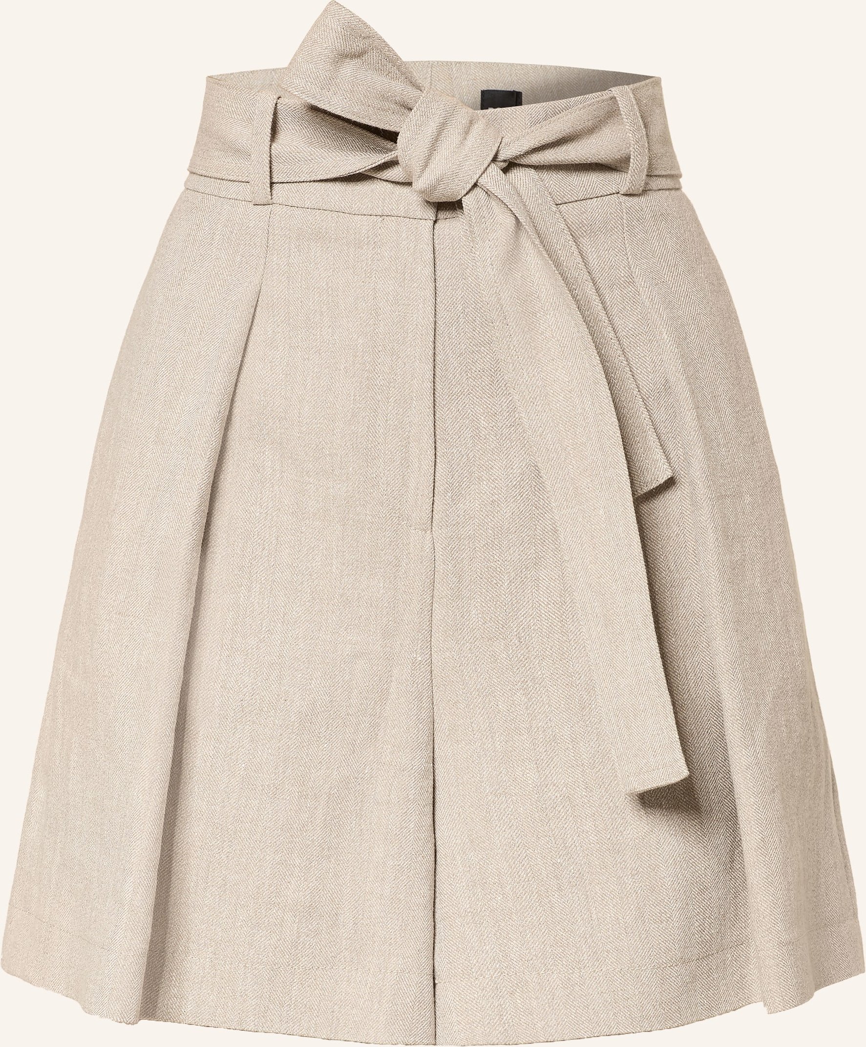 Boss Shorts Tojuna Mit Leinen beige